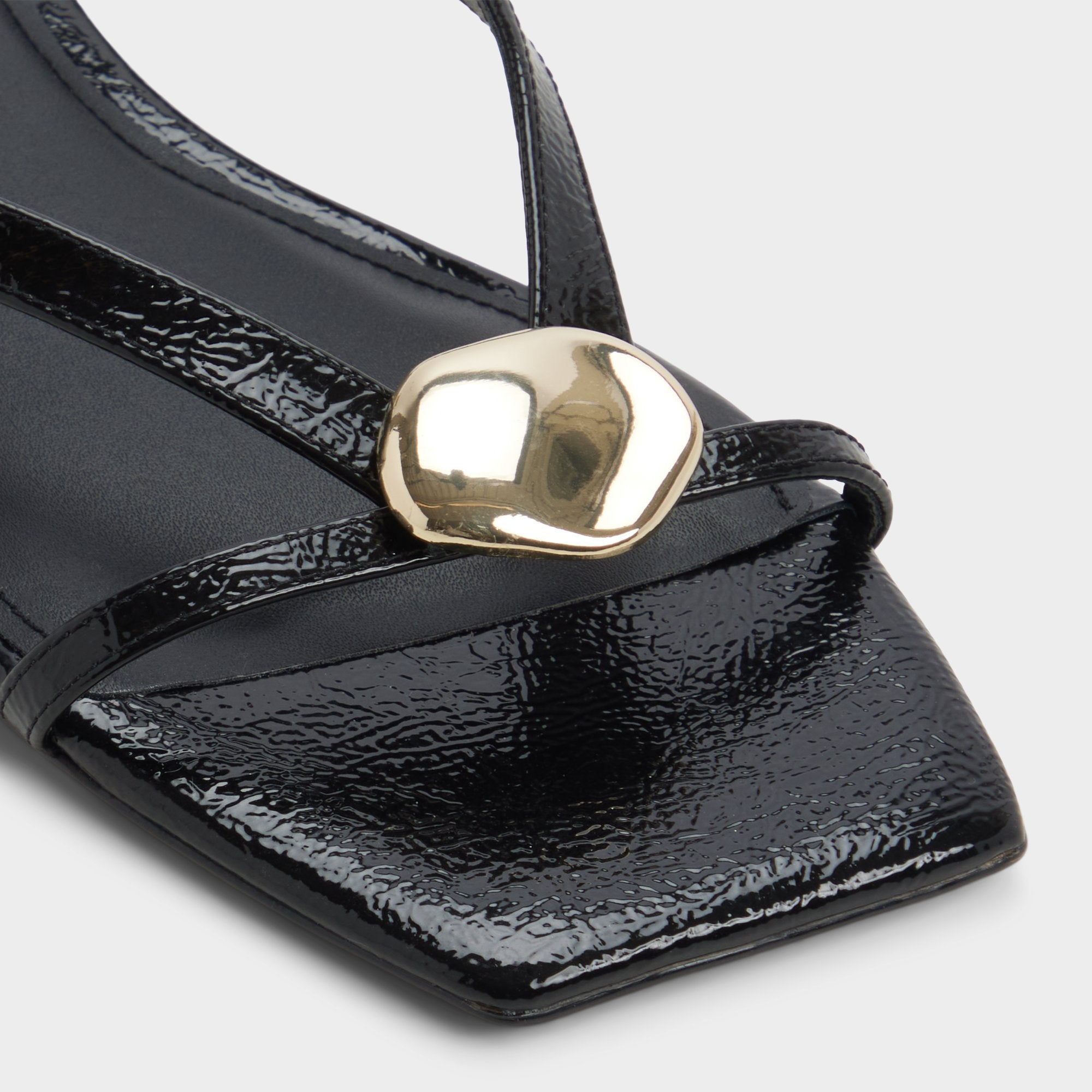 Aldo Iliria Black Women's Flats - Slide sandal