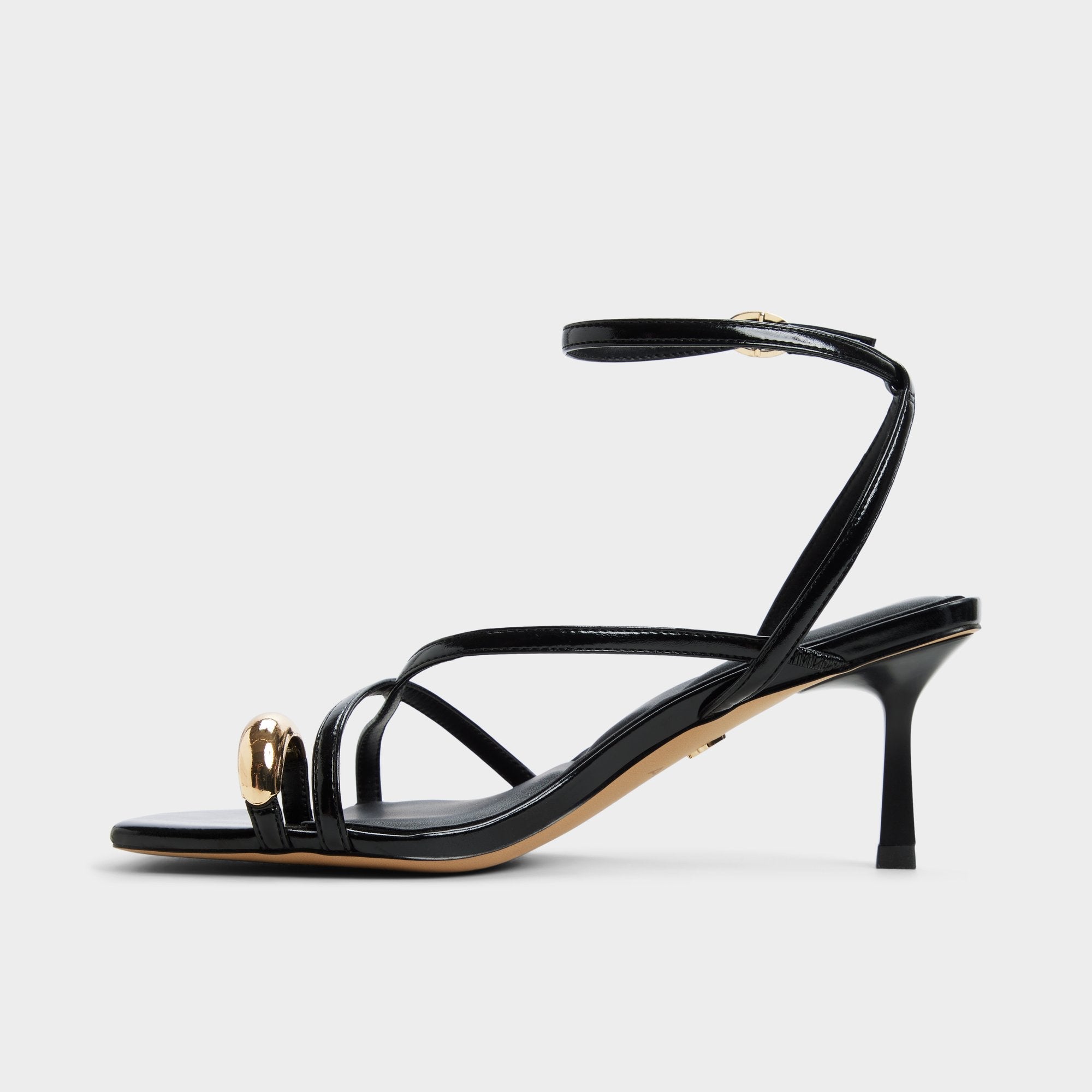 Aldo Elodiah Black Women's Travel essentials - Strappy heeled sandal, Stiletto heel