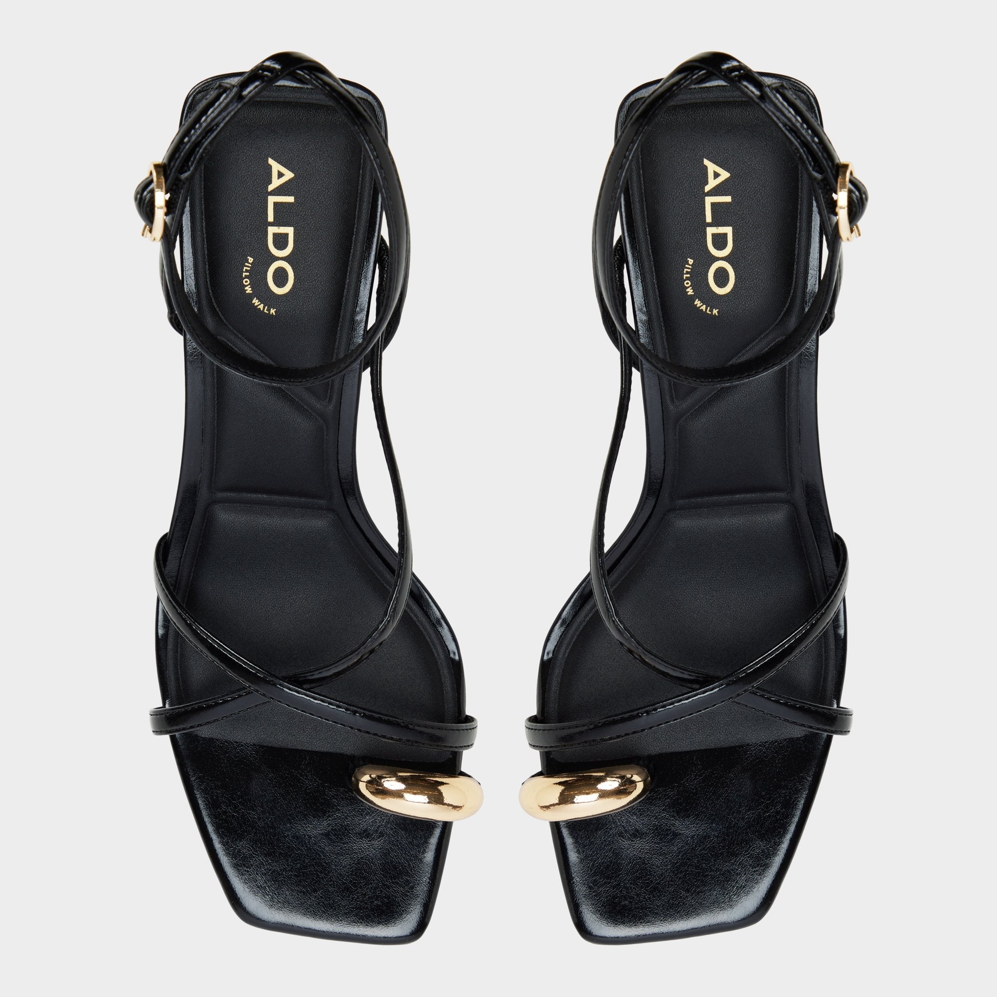 Aldo Elodiah Black Women's Travel essentials - Strappy heeled sandal, Stiletto heel