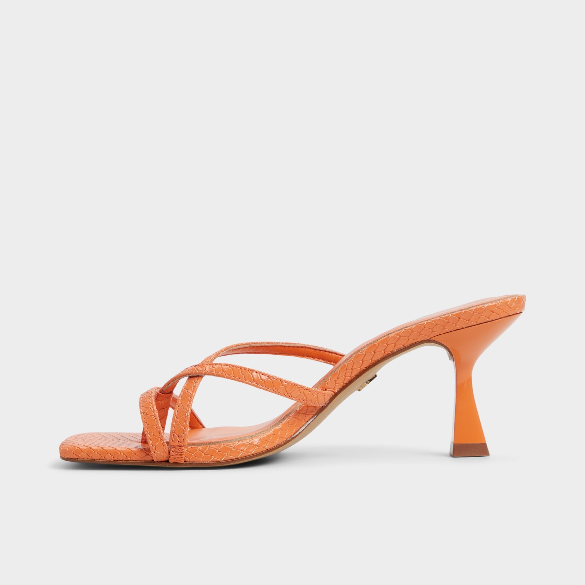 Aldo Calypsa Medium Orange Women's Heeled mules - Strappy heeled sandal