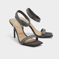 Aldo Rosy Dark Grey Women's Strappy sandals - Strappy heeled sandal