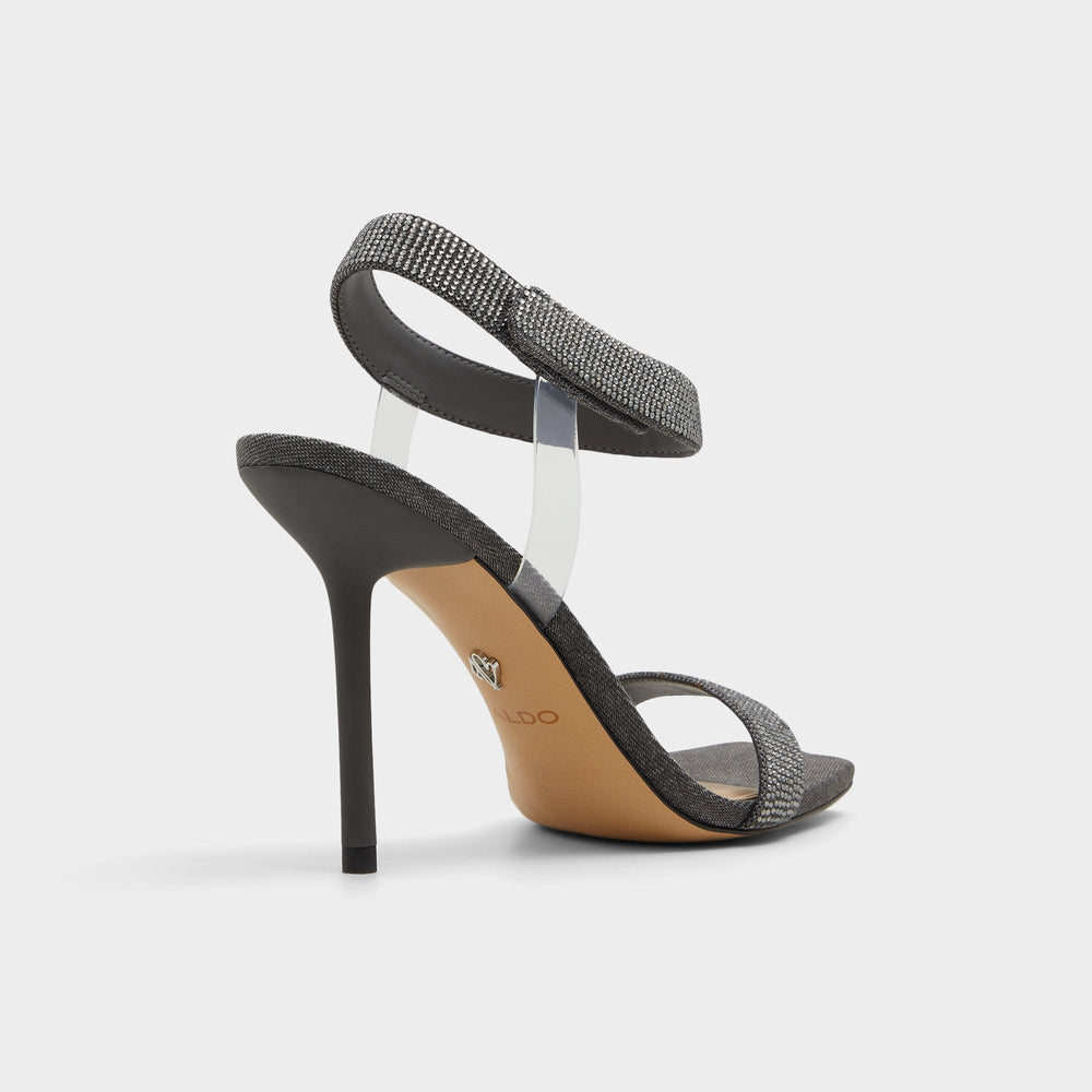 Aldo Rosy Dark Grey Women's Strappy sandals - Strappy heeled sandal
