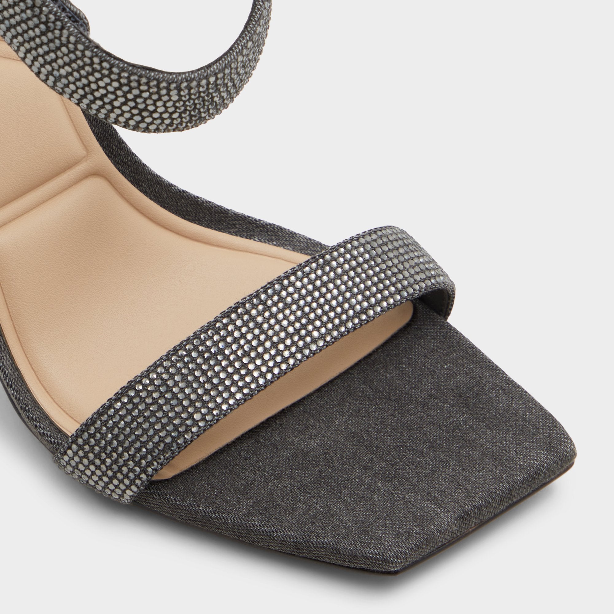 Aldo Rosy Dark Grey Women's Strappy sandals - Strappy heeled sandal