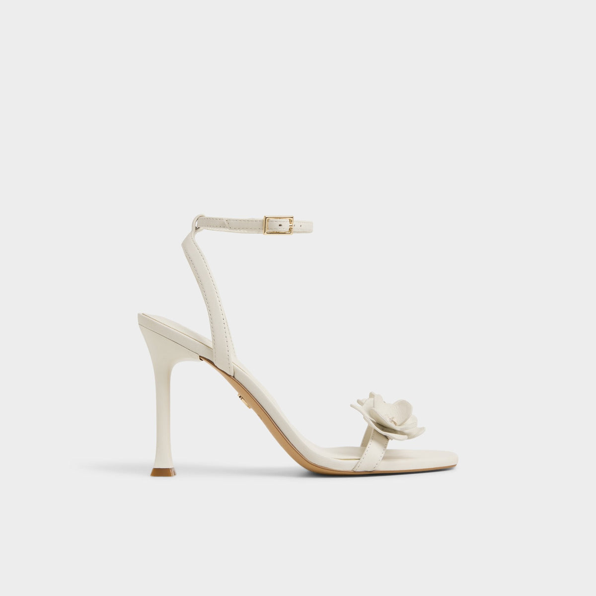 Aldo Daisylily White/Bone Women's Heeled sandals - Strappy heeled sandal, Stiletto heel