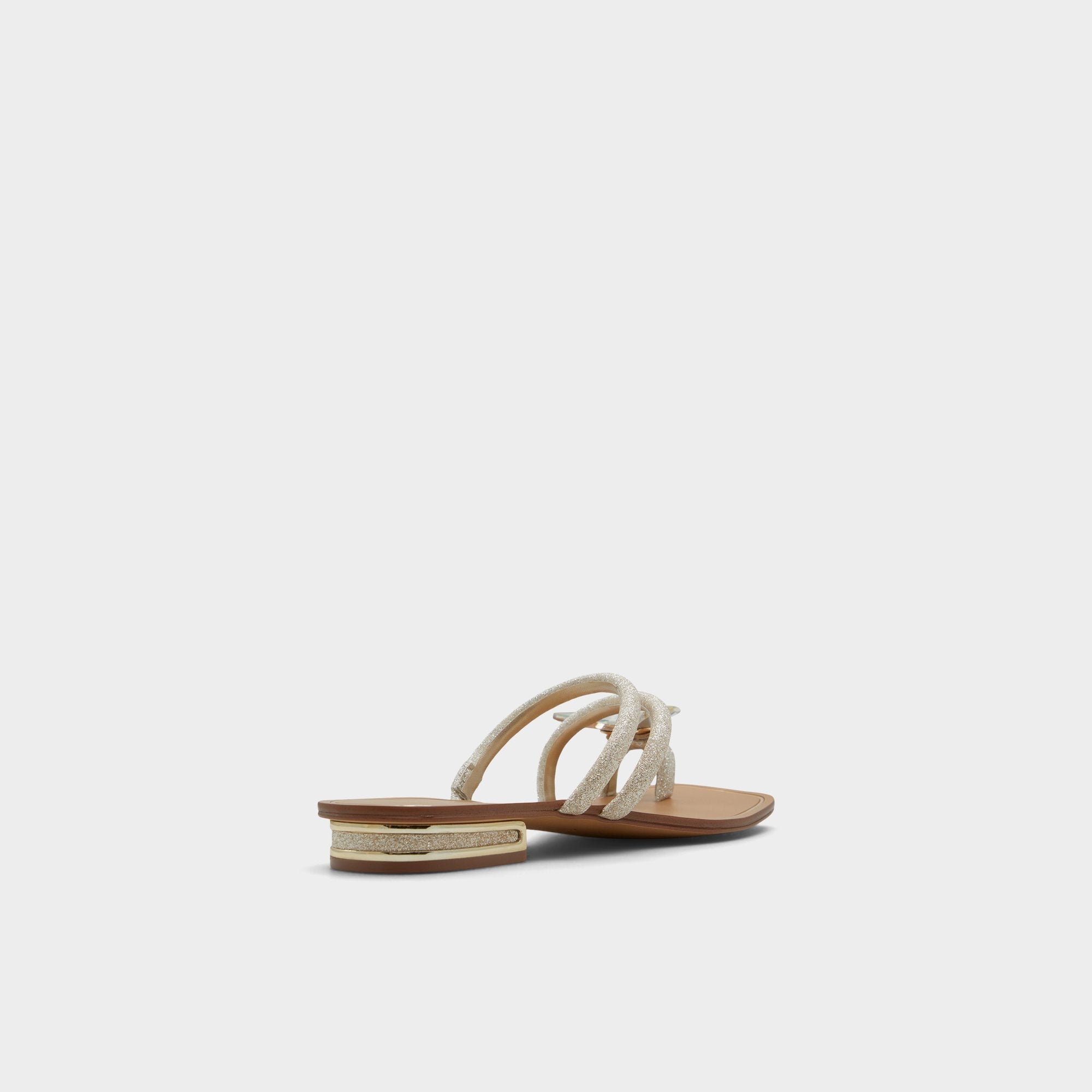 Aldo Garberia Silver Women's Flats - Flip flop