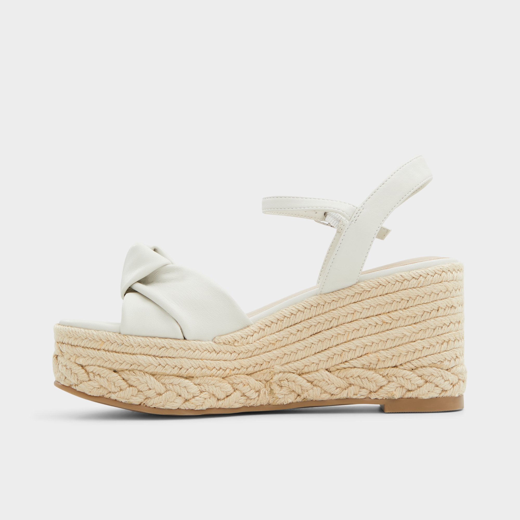 Aldo Annamarie White Women's Wedges - Wedge sandal, Wedge heel