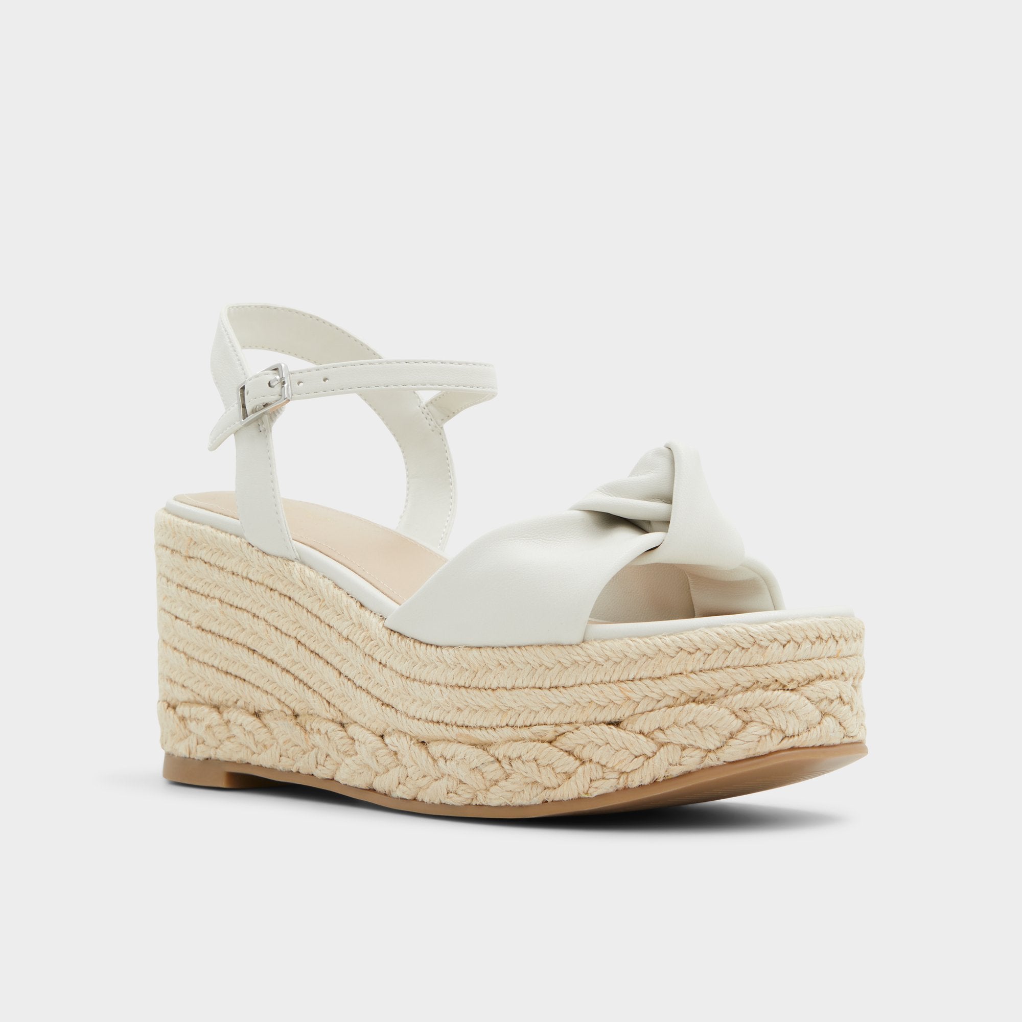Aldo Annamarie White Women's Wedges - Wedge sandal, Wedge heel