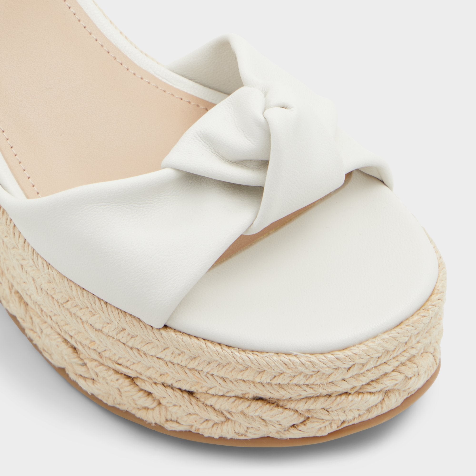 Aldo Annamarie White Women's Wedges - Wedge sandal, Wedge heel