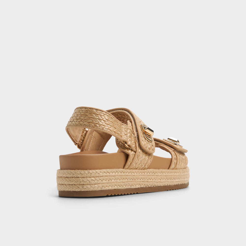 Aldo Sunhaven Open Natural Women's Travel essentials - Footbed sandal