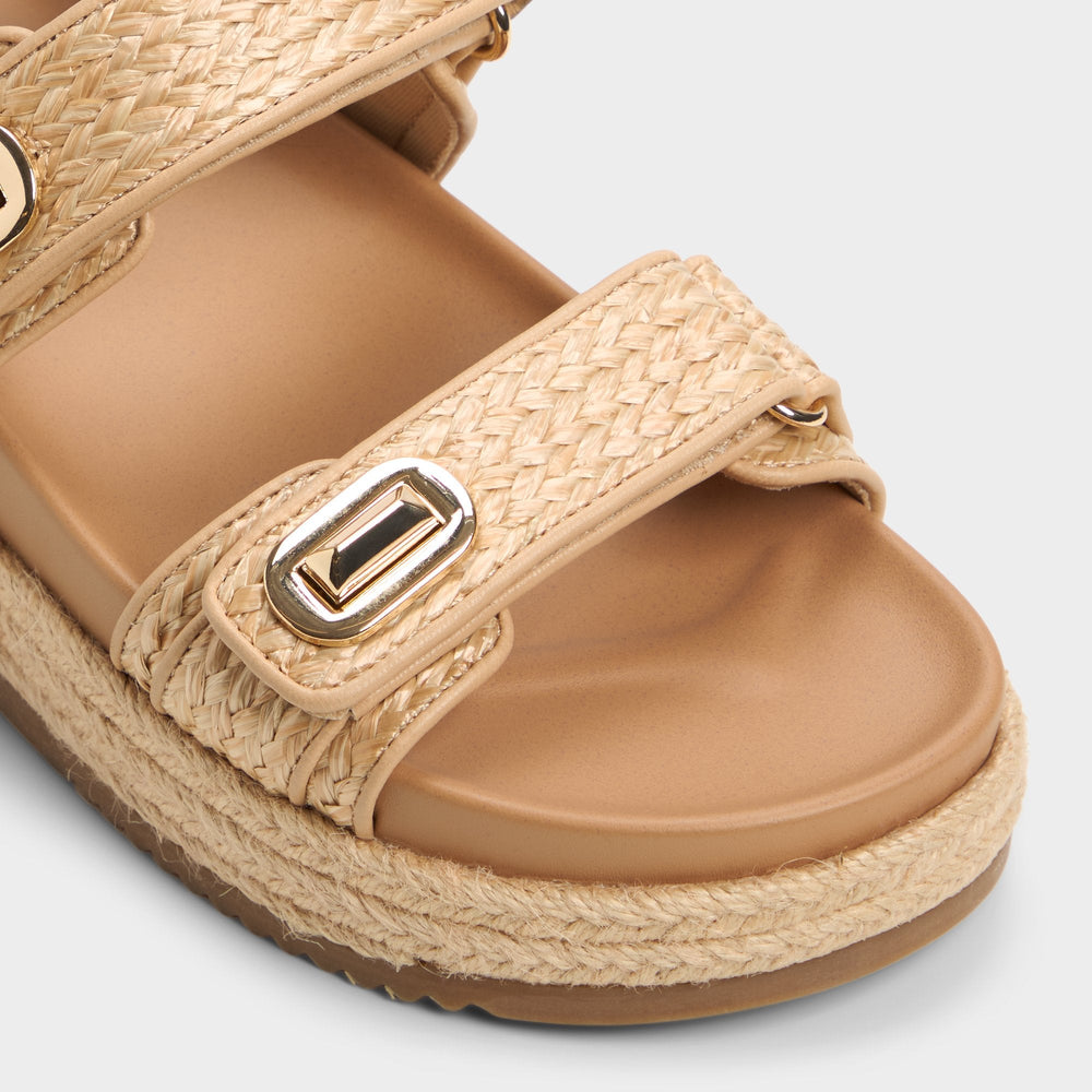 Aldo Sunhaven Open Natural Women's Travel essentials - Footbed sandal