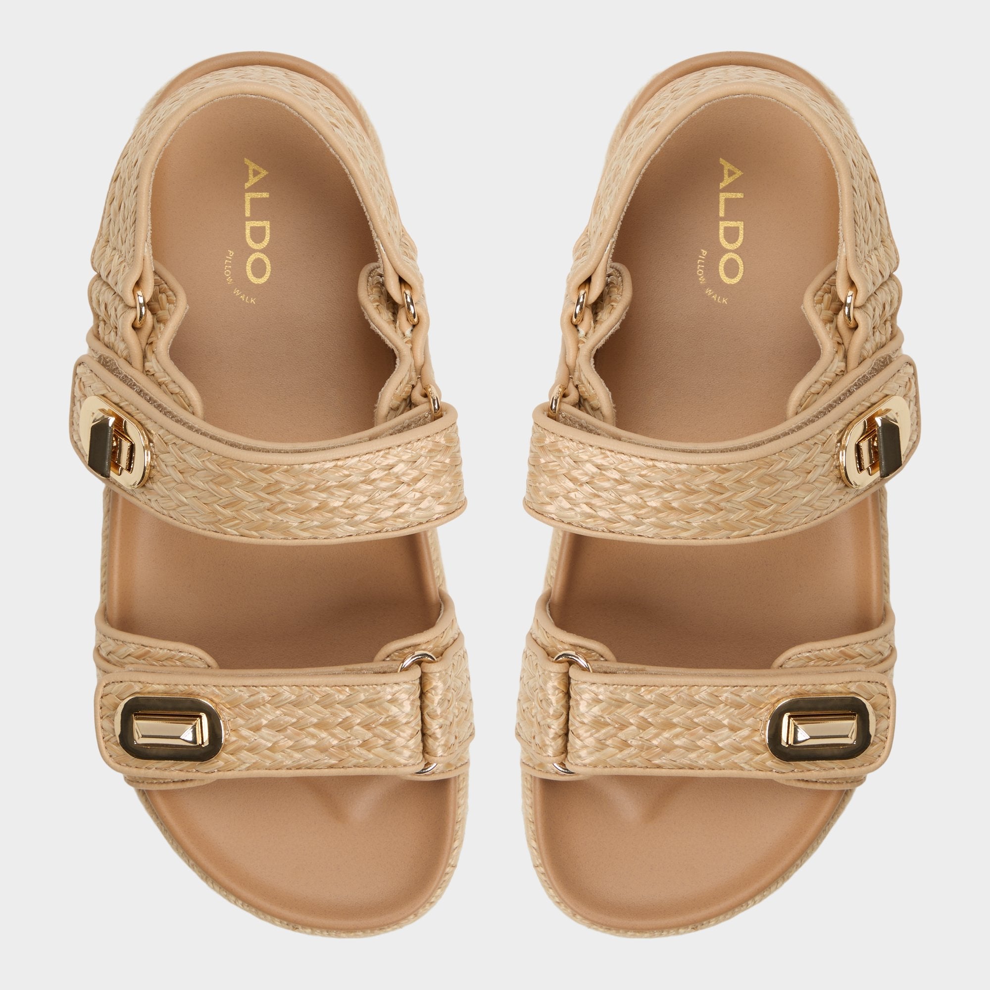 Aldo Sunhaven Open Natural Women's Travel essentials - Footbed sandal