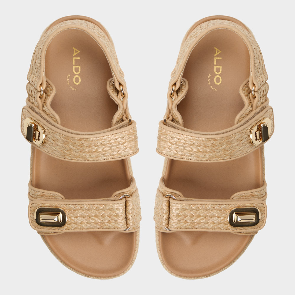 Aldo Sunhaven Open Natural Women's Travel essentials - Footbed sandal