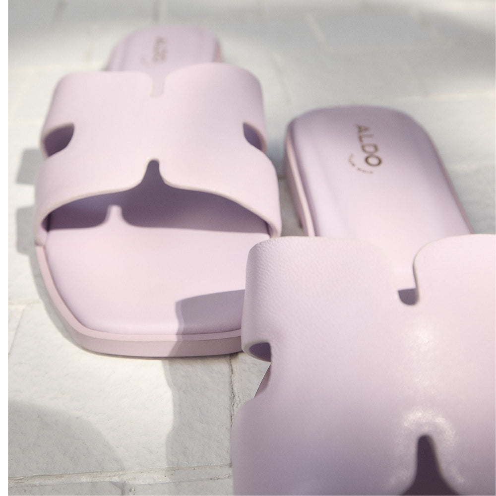 Aldo Itsandal Light Purple Women's Flats - Slide sandal