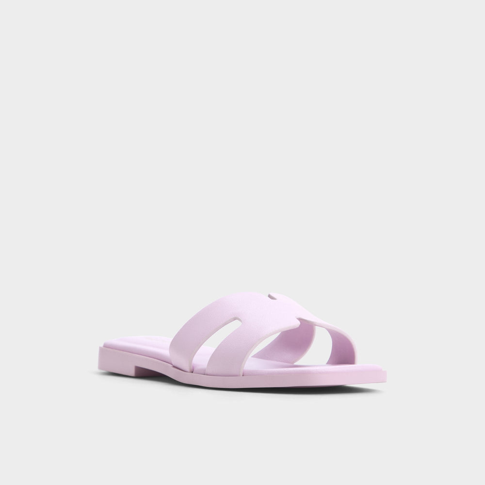 Aldo Itsandal Light Purple Women's Flats - Slide sandal