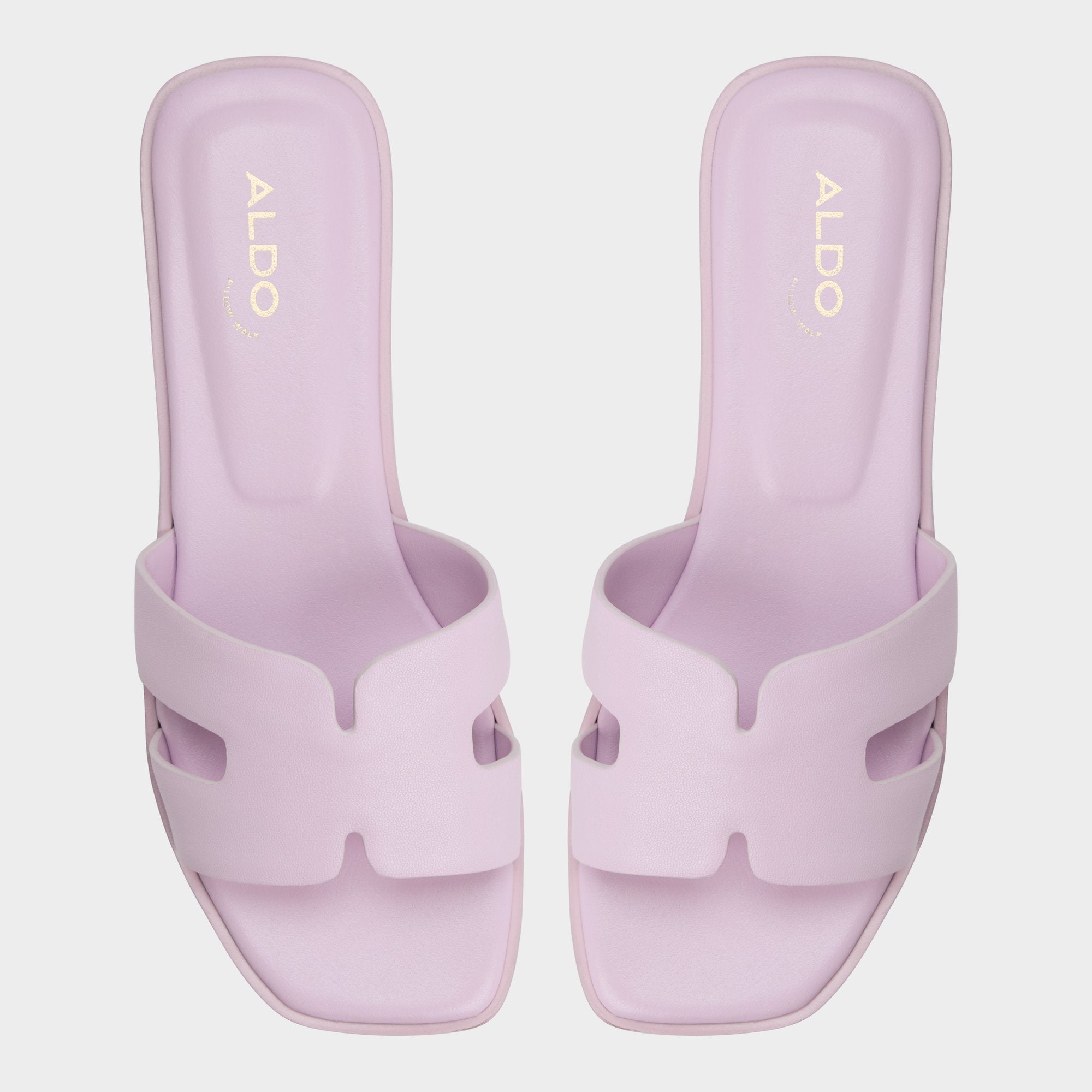 Aldo Itsandal Light Purple Women's Flats - Slide sandal