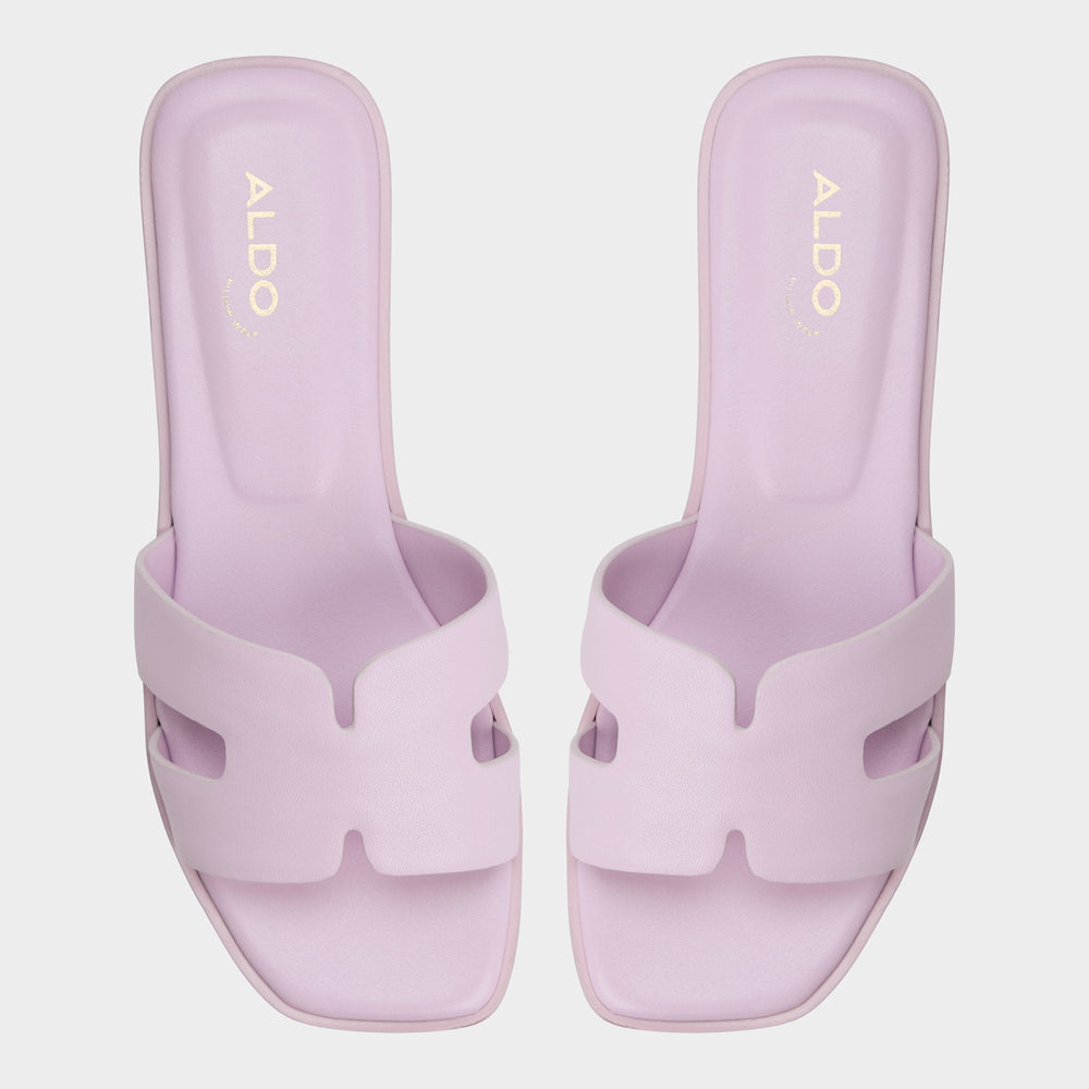 Aldo Itsandal Light Purple Women's Flats - Slide sandal