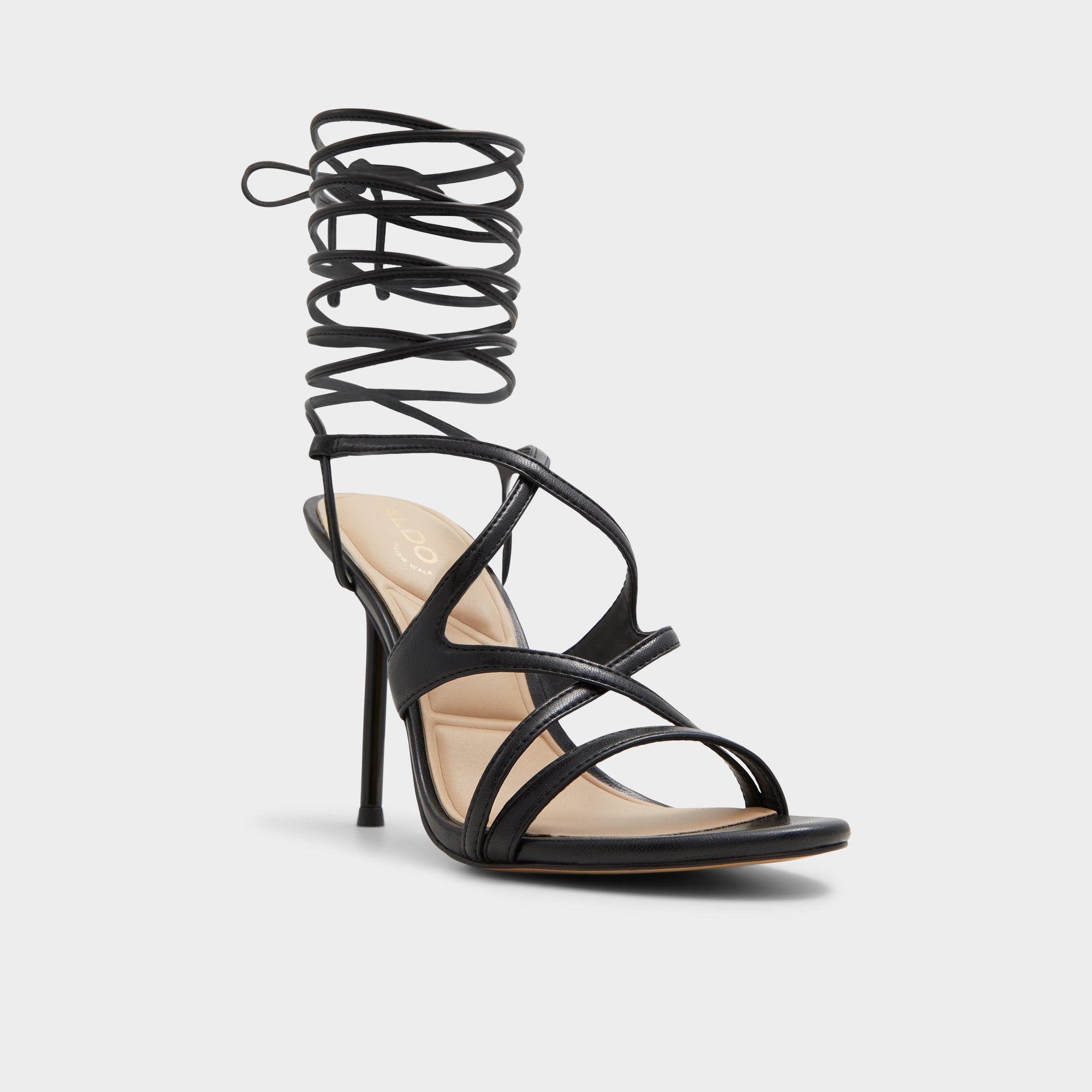 Aldo Marylou Black Women's Strappy sandals - Strappy heeled sandal