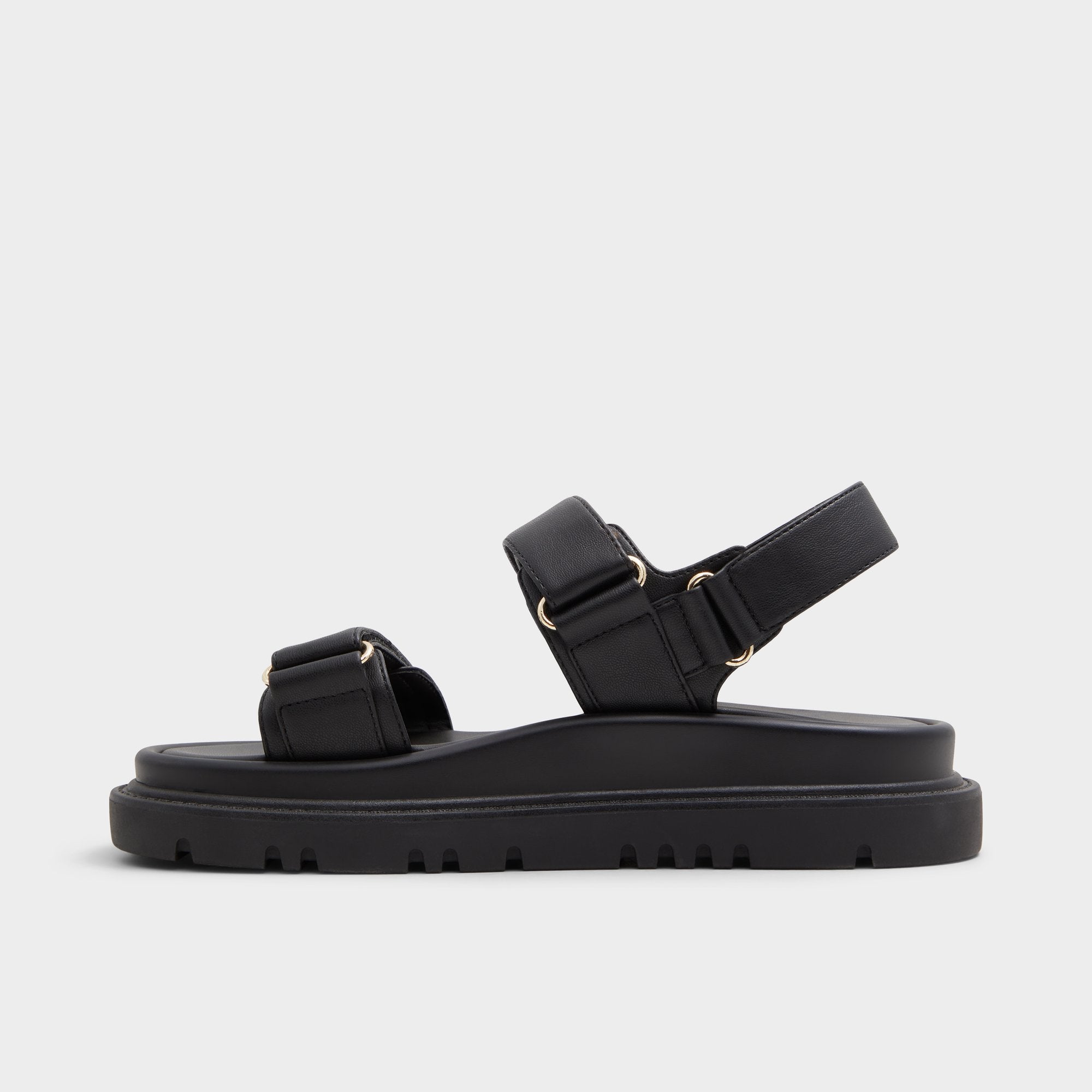 Aldo Linette Black Women's Footbed sandals - Footbed sandal, Footbed sandal