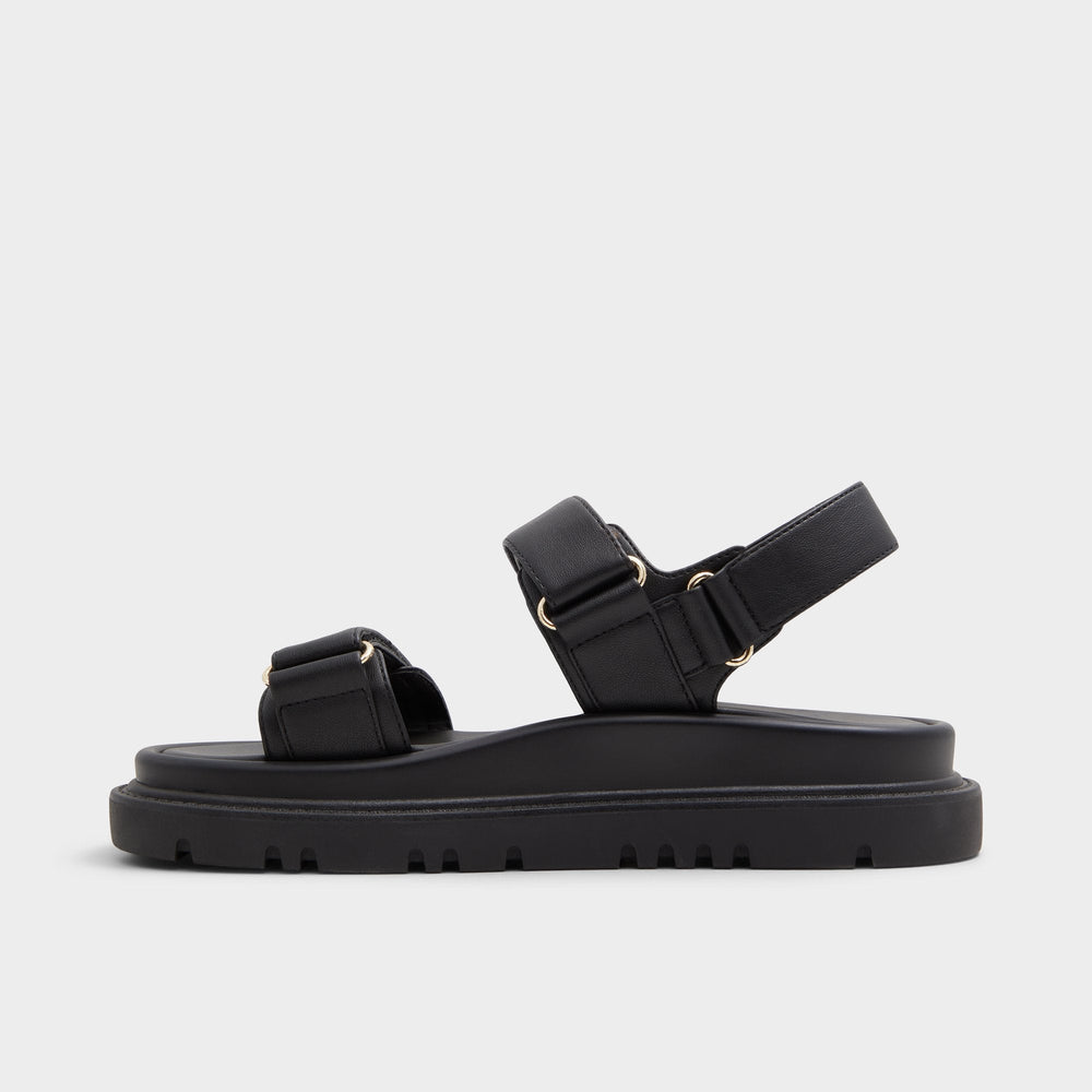 Aldo Linette Black Women's Footbed sandals - Footbed sandal, Footbed sandal