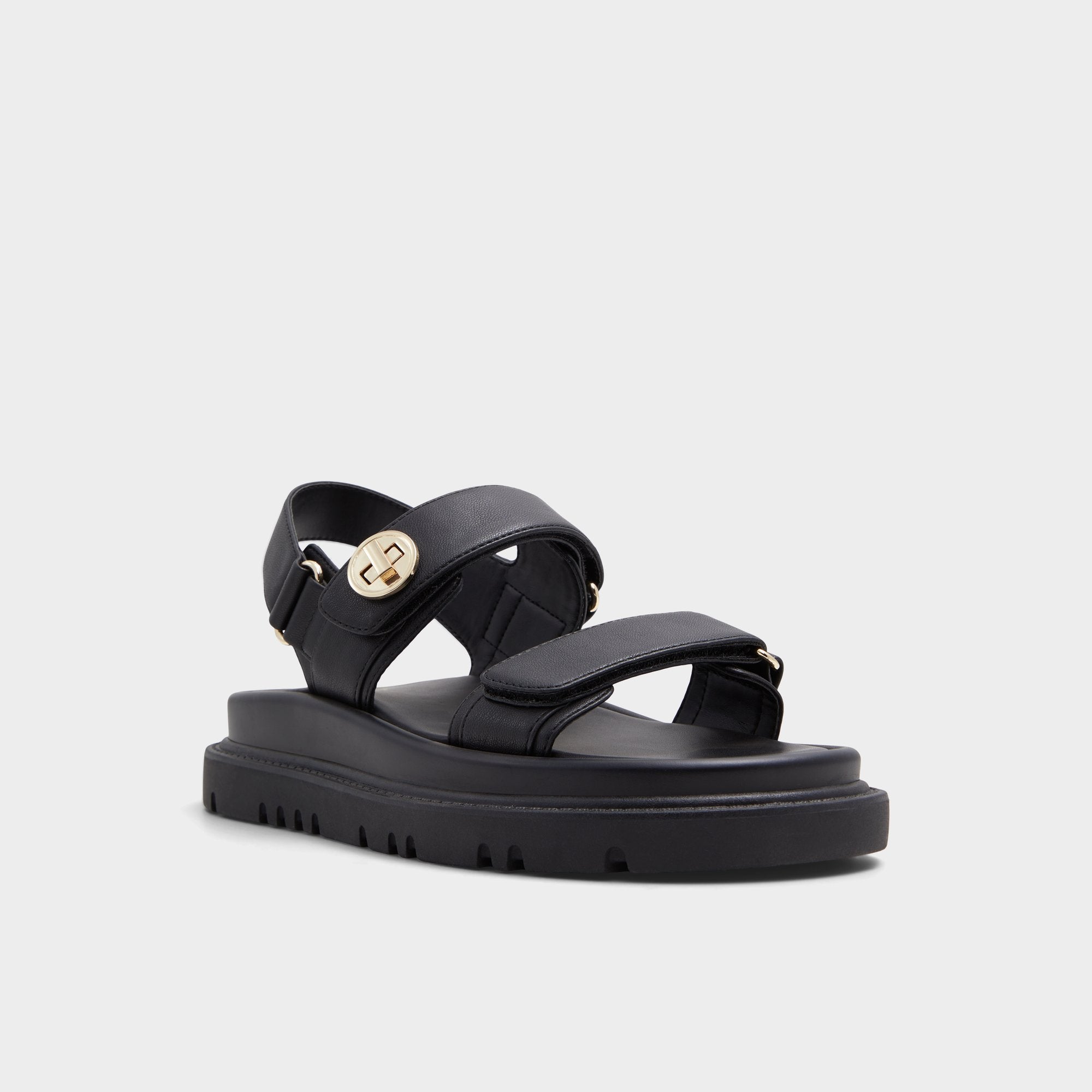Aldo Linette Black Women's Footbed sandals - Footbed sandal, Footbed sandal