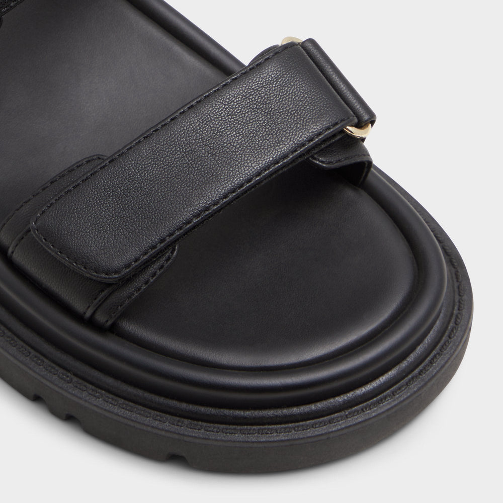 Aldo Linette Black Women's Footbed sandals - Footbed sandal, Footbed sandal