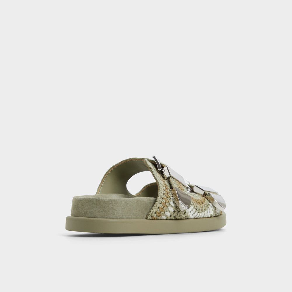 Aldo Bohodream Khaki Women's Footbed sandals - Footbed sandal