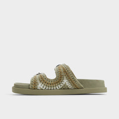 Aldo Bohodream Khaki Women's Footbed sandals - Footbed sandal