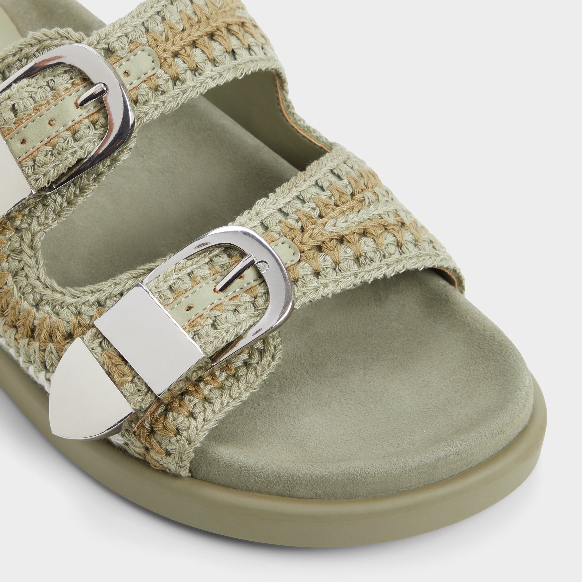 Aldo Bohodream Khaki Women's Footbed sandals - Footbed sandal