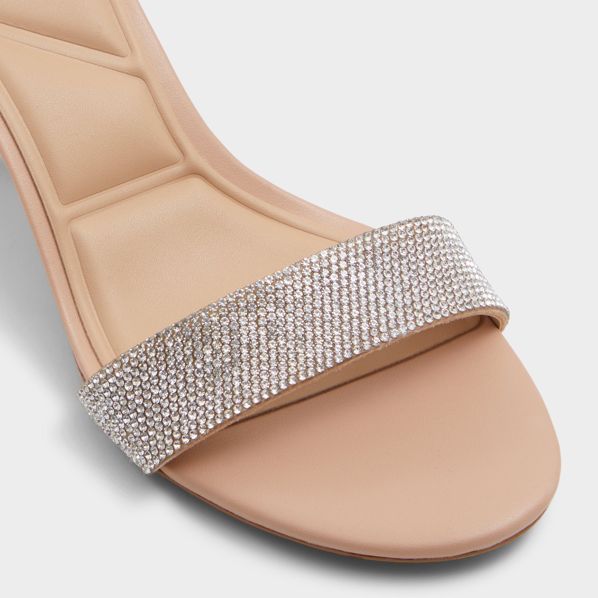 Aldo Pristine in Bone - Strappy sandal, Block heel