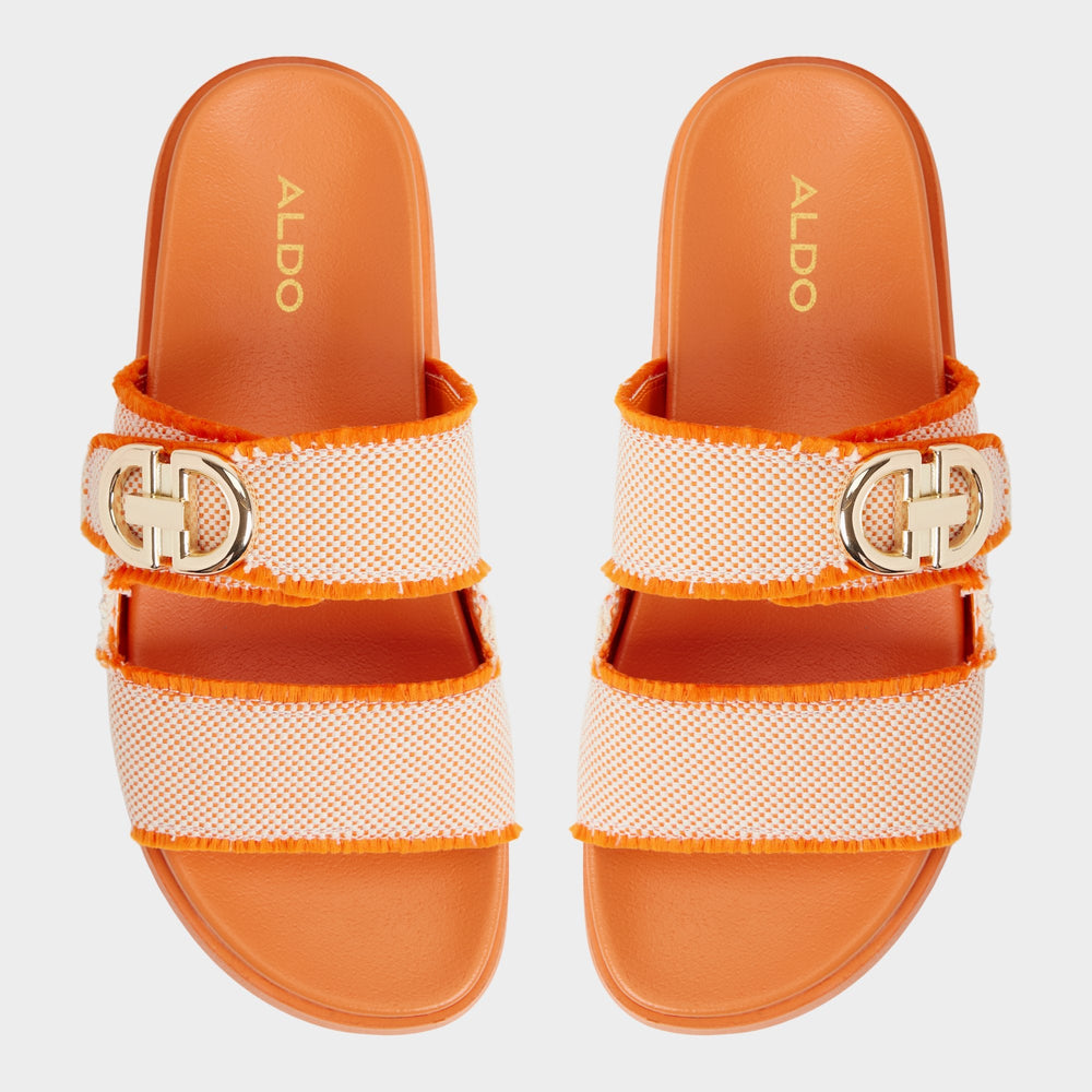 Aldo Daisymae Orange Women's Footbed sandals -