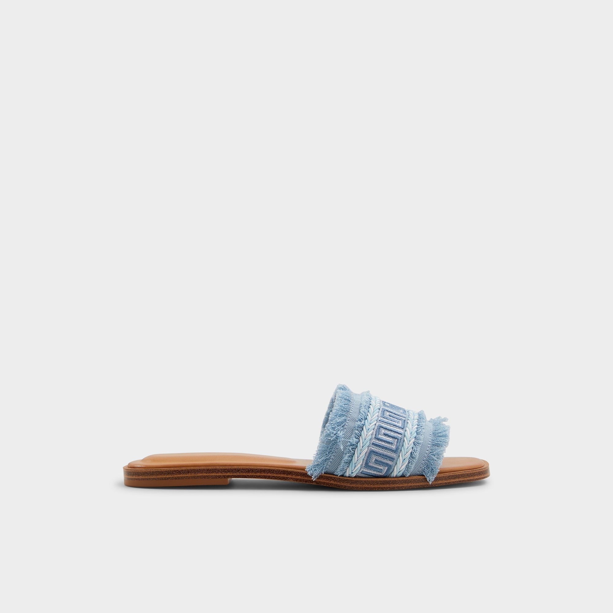 Aldo Nalani Medium Blue Women's Flats - Slide sandal