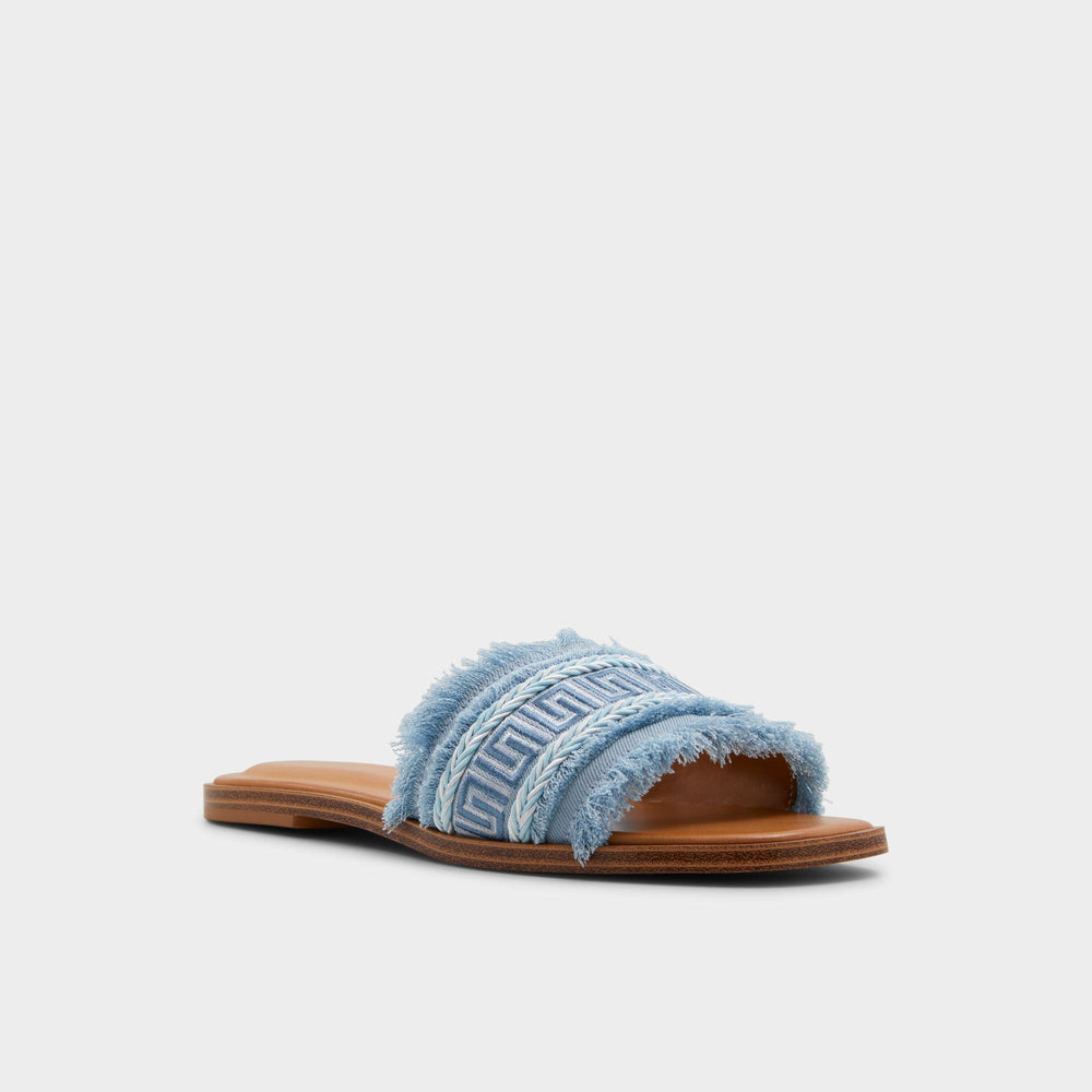Aldo Nalani Medium Blue Women's Flats - Slide sandal