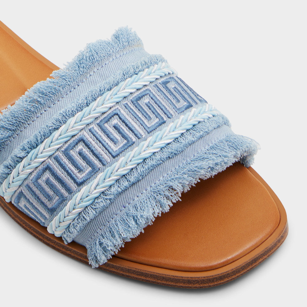 Aldo Nalani Medium Blue Women's Flats - Slide sandal