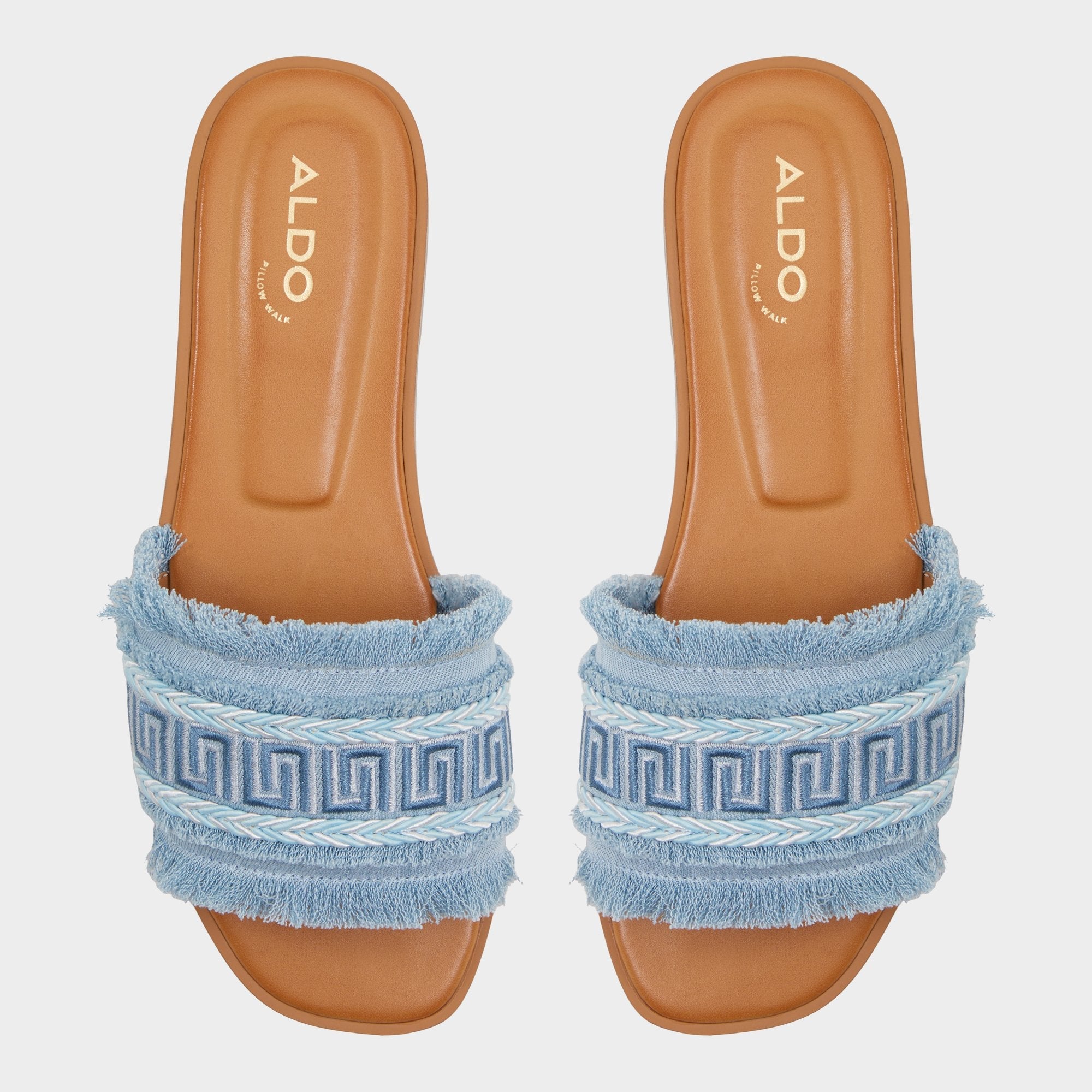 Aldo Nalani Medium Blue Women's Flats - Slide sandal