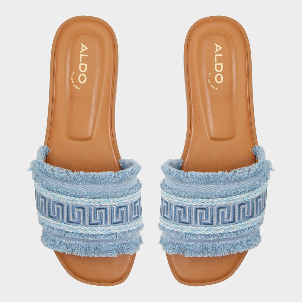 Aldo Nalani Medium Blue Women's Flats - Slide sandal