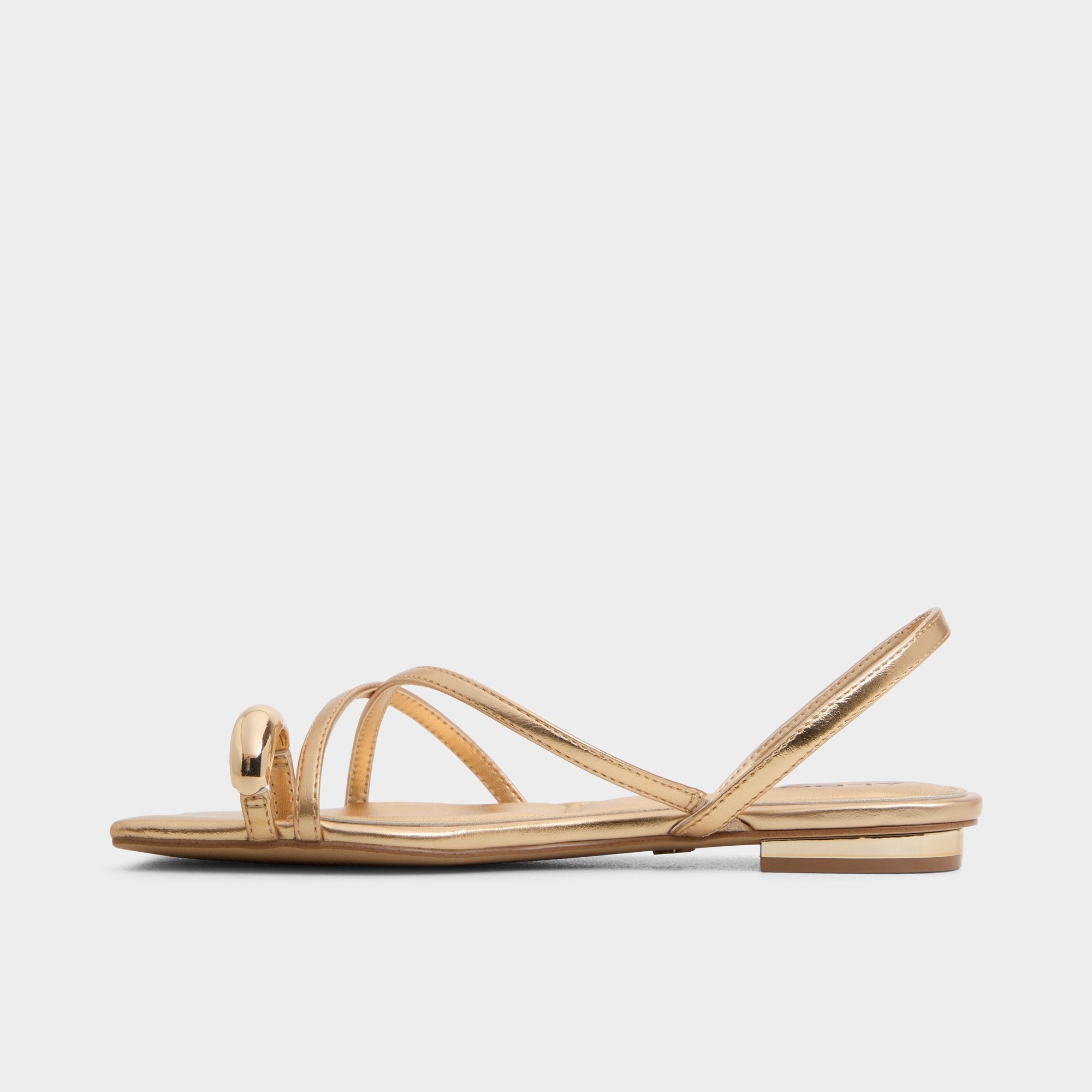 Aldo Synthesa Gold Women's Travel essentials - Flip flop
