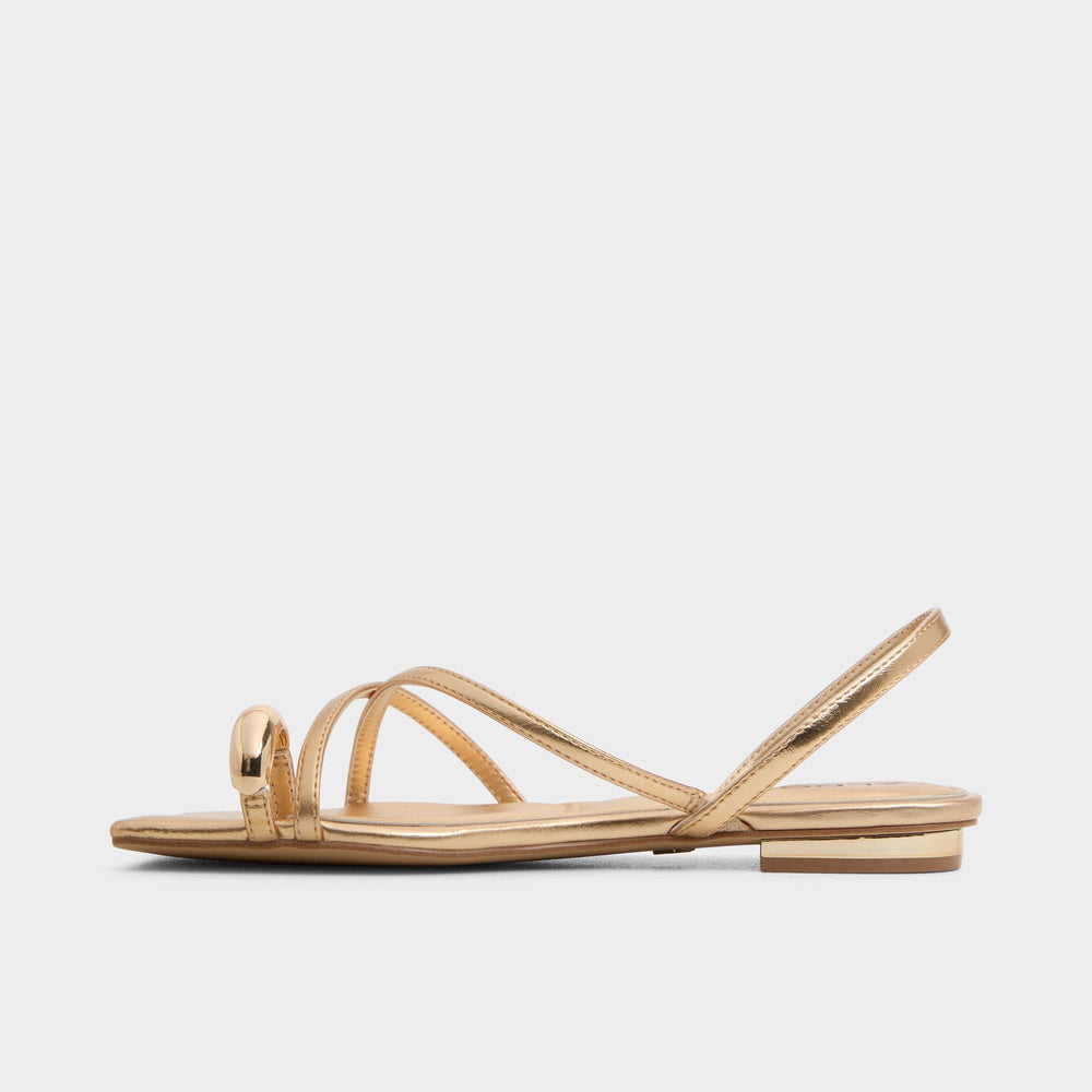 Aldo Synthesa Gold Women's Travel essentials - Flip flop