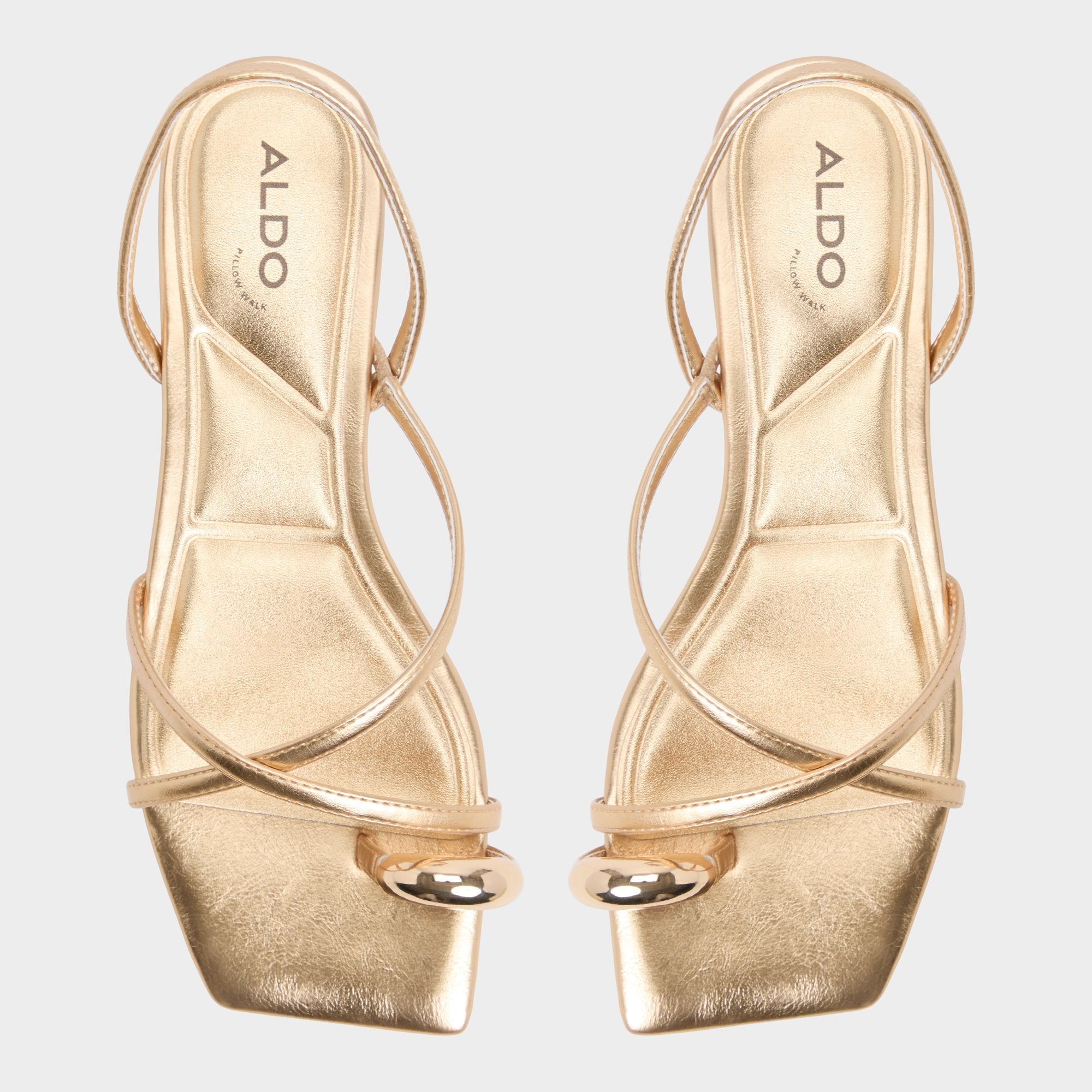 Aldo Synthesa Gold Women's Travel essentials - Flip flop