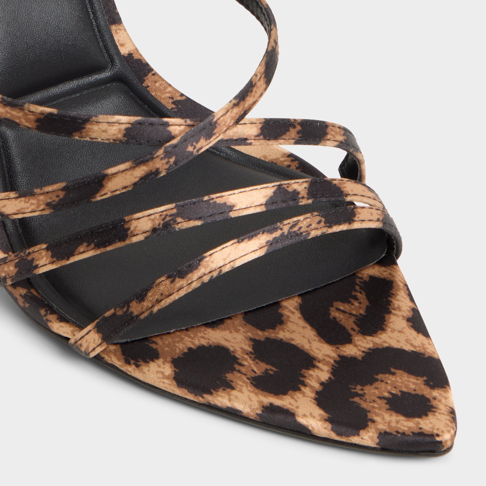 Aldo Solania Brown Multi Women's Strappy sandals - Strappy heeled sandal, Stiletto heel