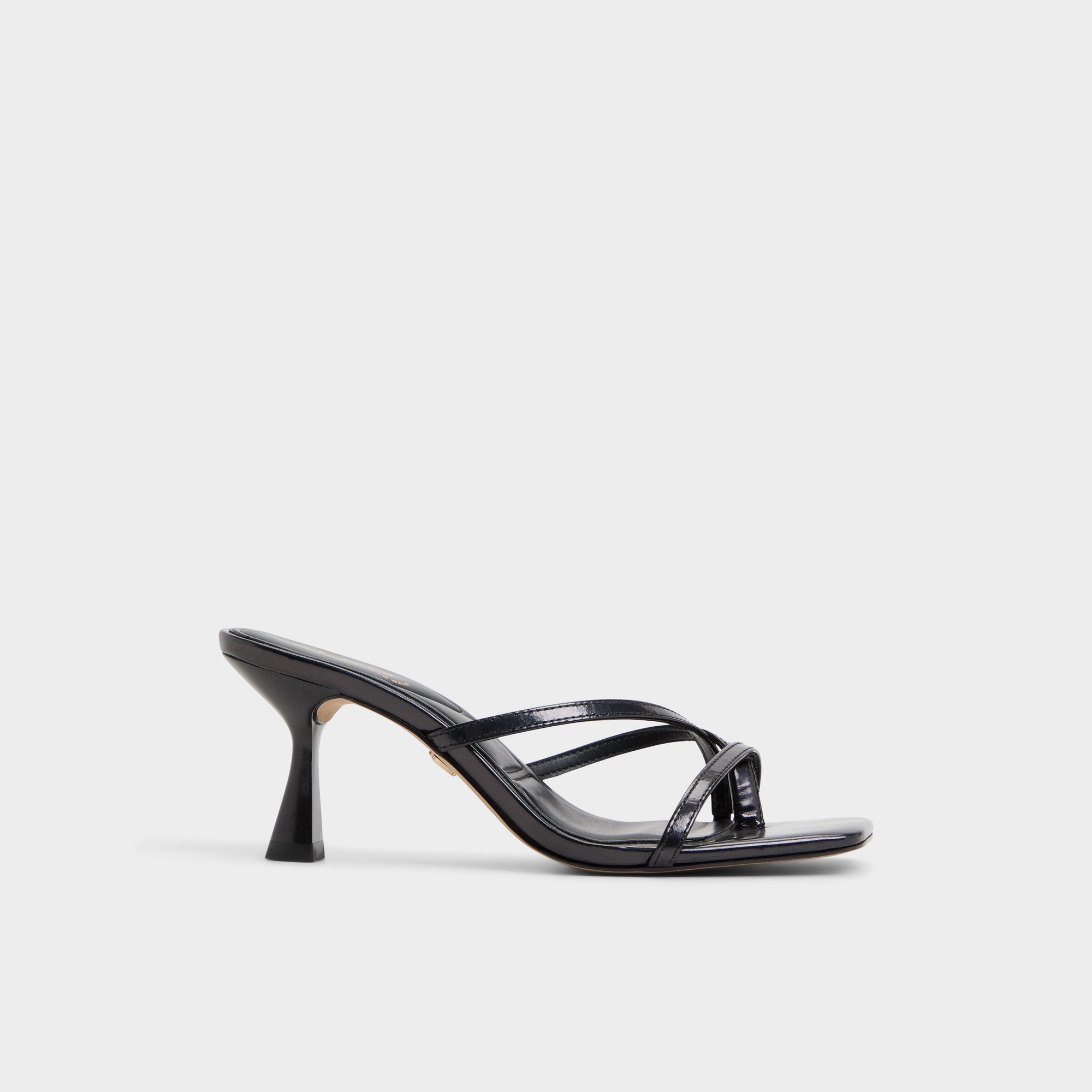 Aldo Calypsa Black Women's Animal Prints - Strappy heeled sandal, Block heel