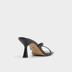 Aldo Calypsa Black Women's Animal Prints - Strappy heeled sandal, Block heel