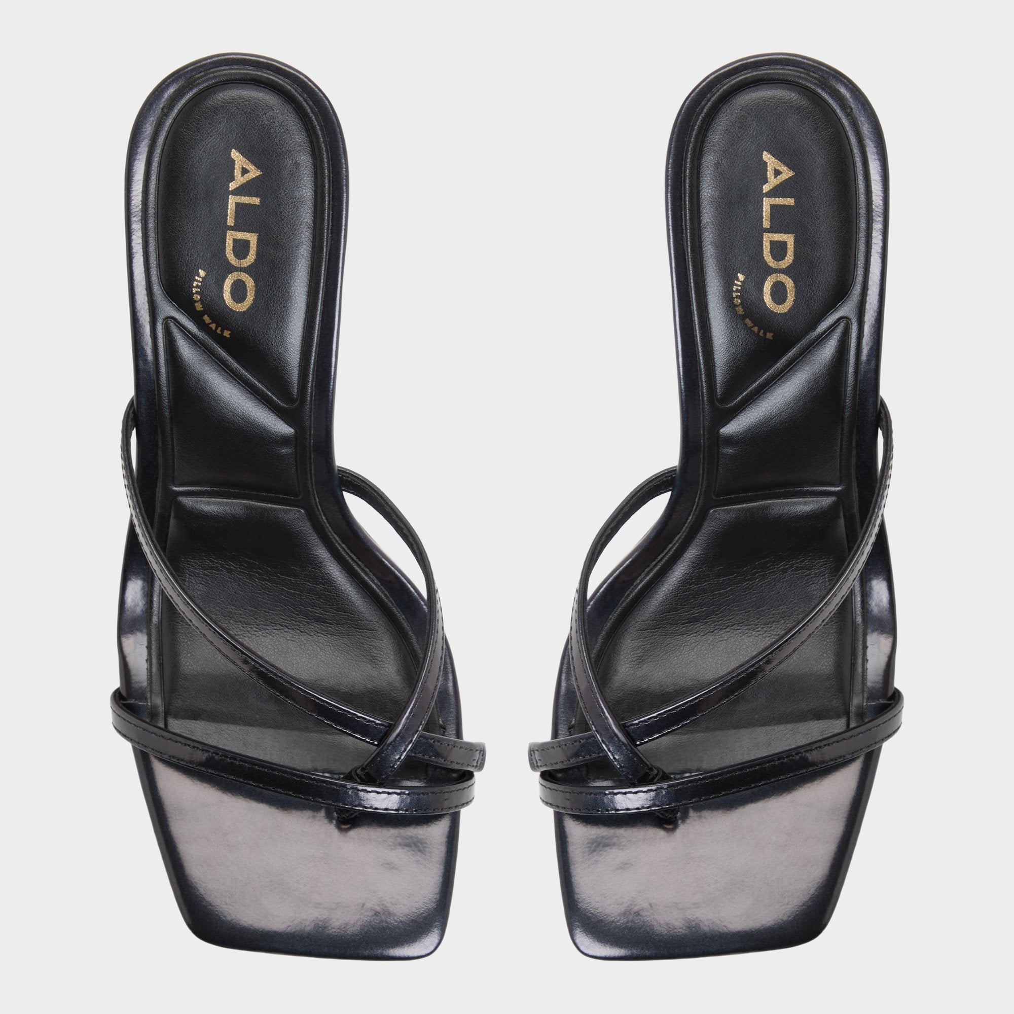 Aldo Calypsa Black Women's Animal Prints - Strappy heeled sandal, Block heel