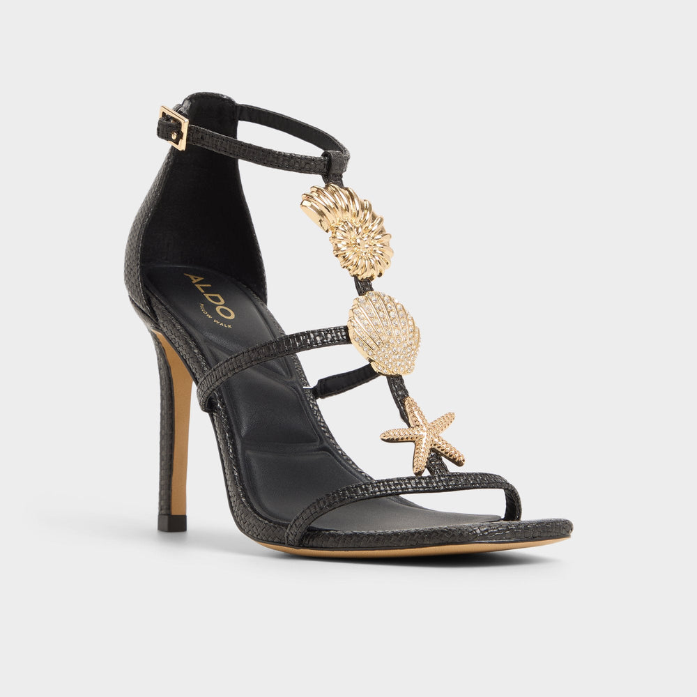 Aldo Summerdate Black Women's Strappy sandals - Strappy heeled sandal
