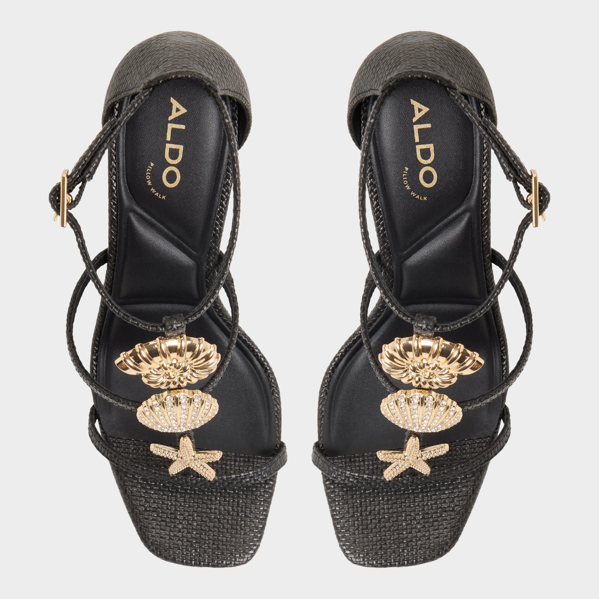 Aldo Summerdate Black Women's Strappy sandals - Strappy heeled sandal