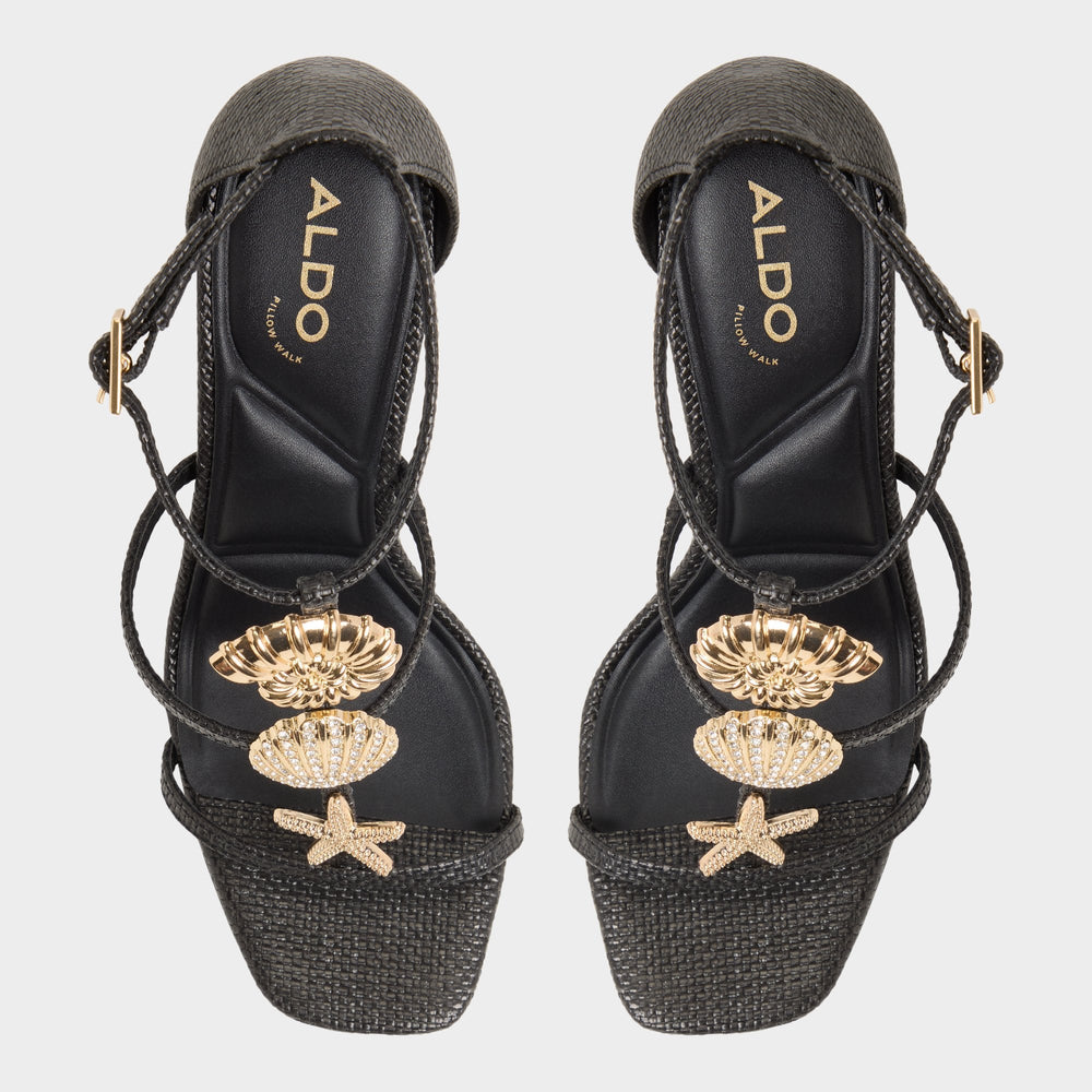 Aldo Summerdate Black Women's Strappy sandals - Strappy heeled sandal