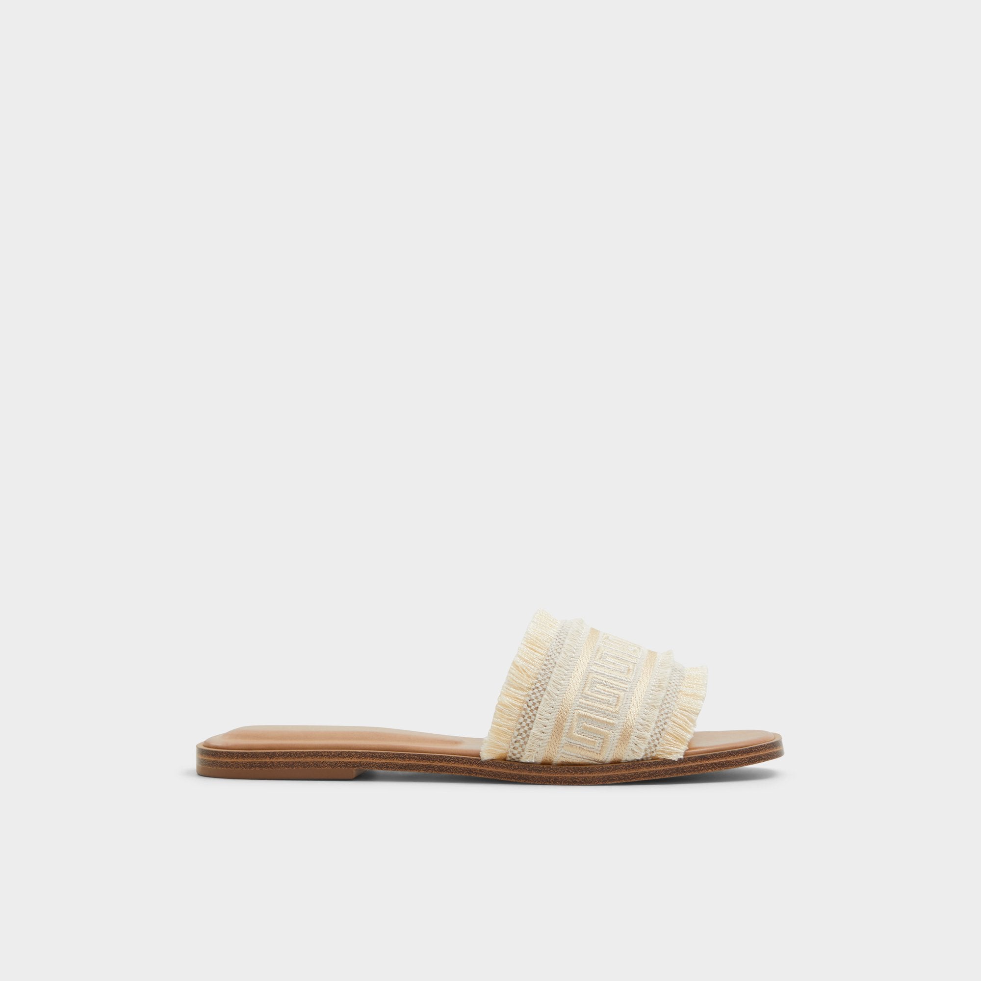 Aldo Nalani Gold Women's Flats - Slide sandal