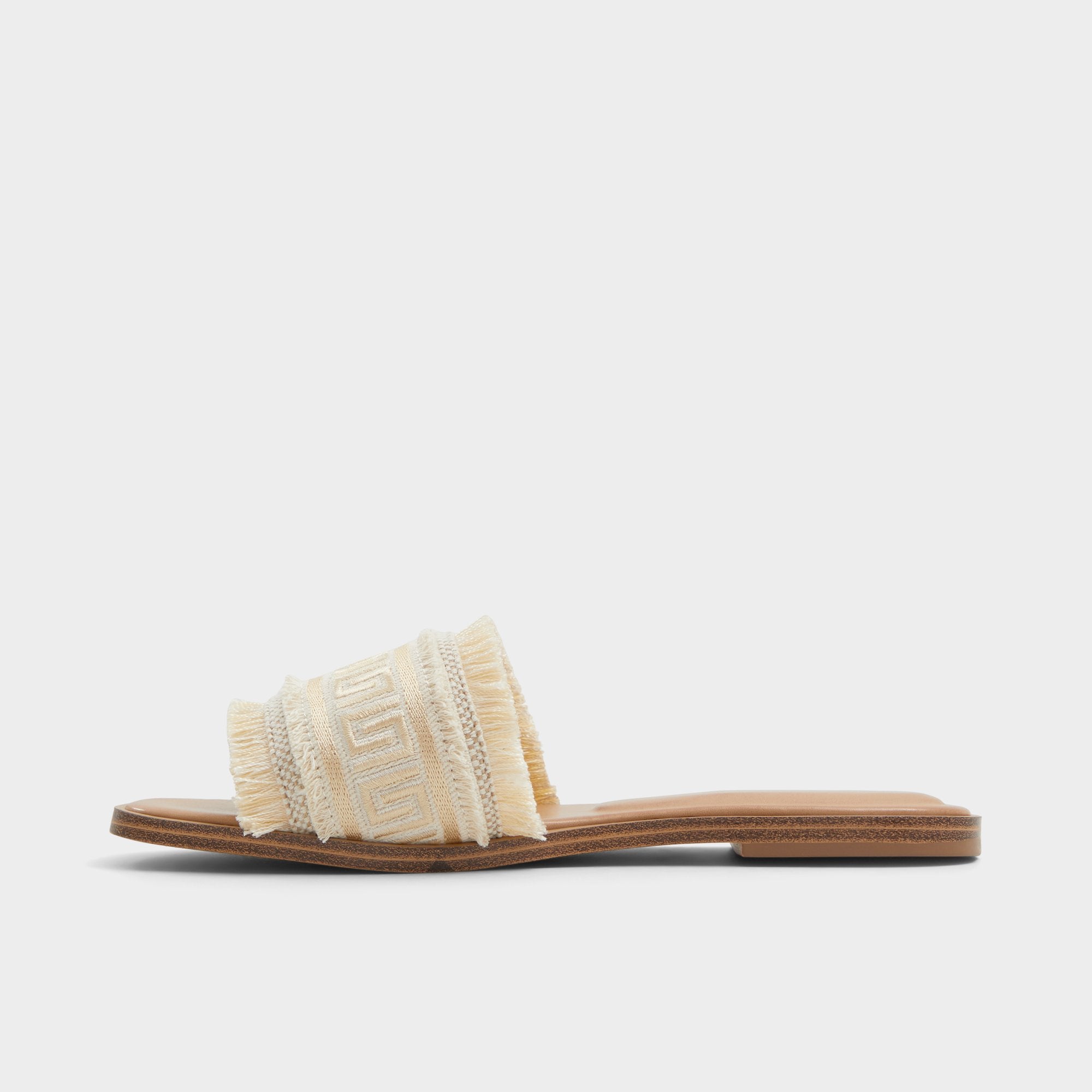 Aldo Nalani Gold Women's Flats - Slide sandal