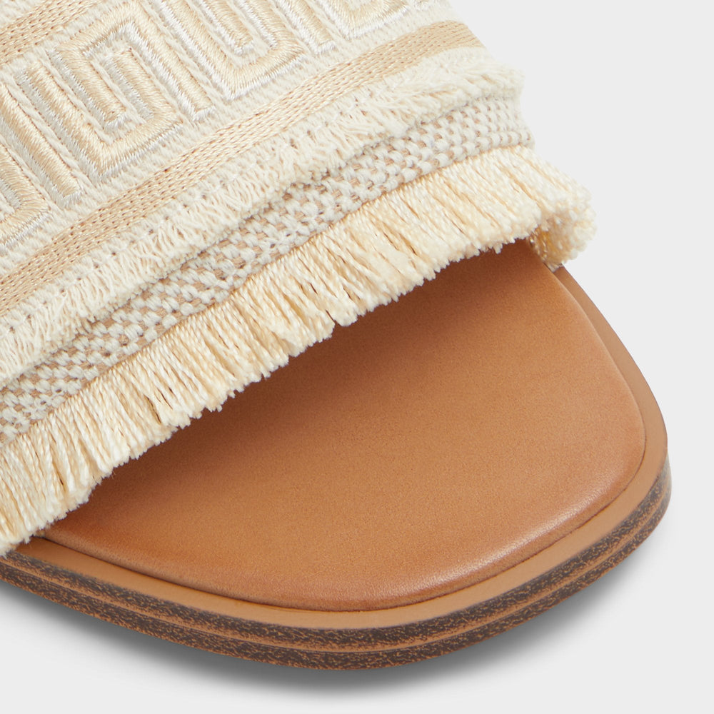 Aldo Nalani Gold Women's Flats - Slide sandal