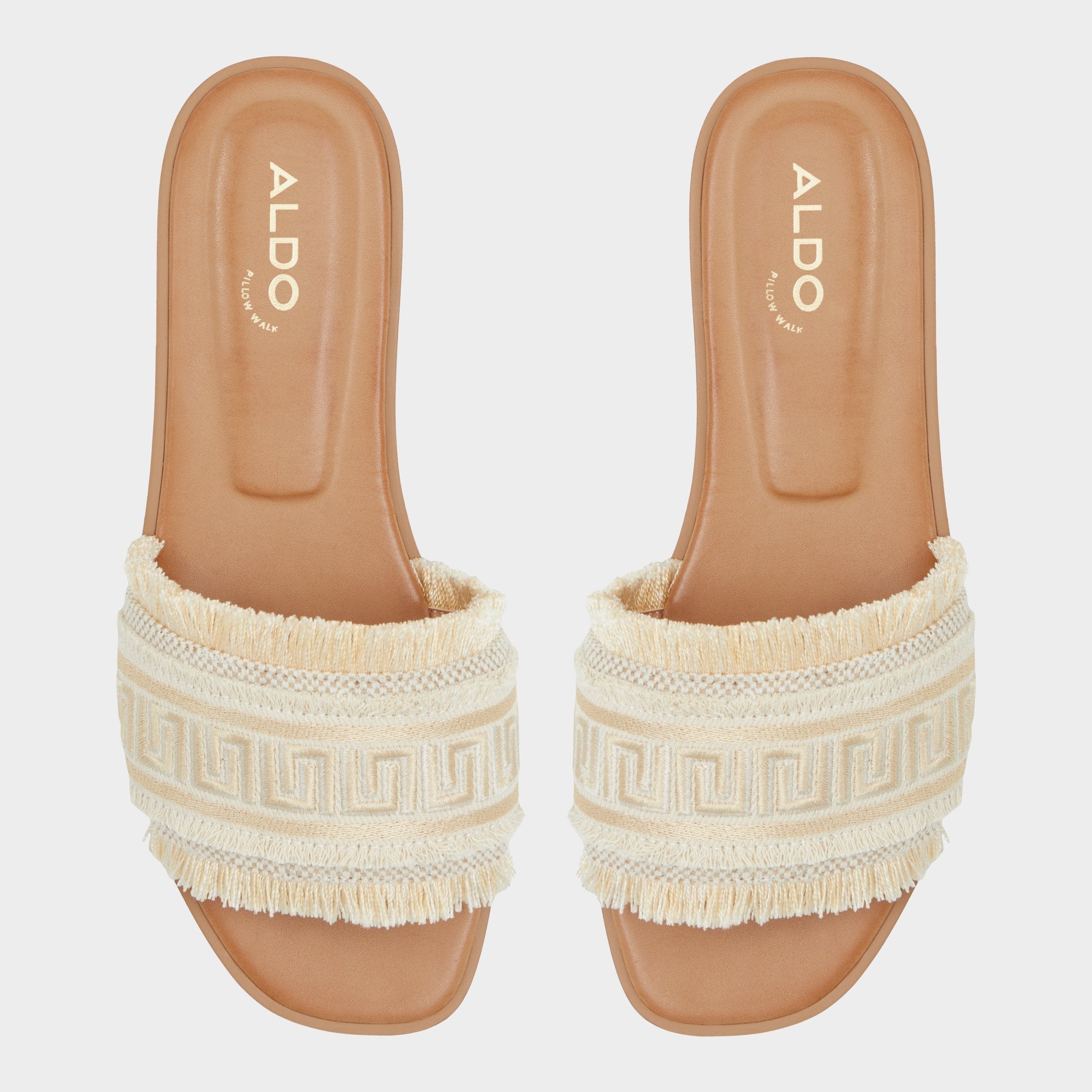 Aldo Nalani Gold Women's Flats - Slide sandal
