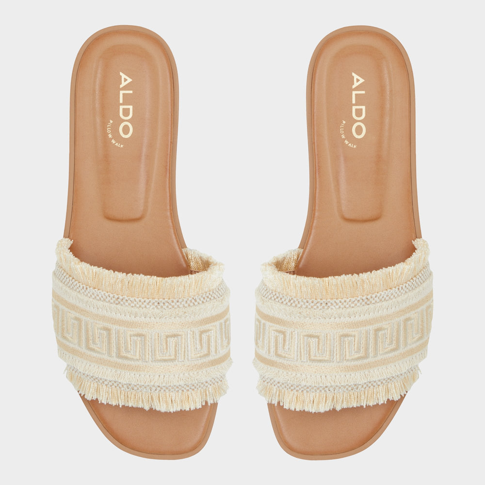 Aldo Nalani Gold Women's Flats - Slide sandal